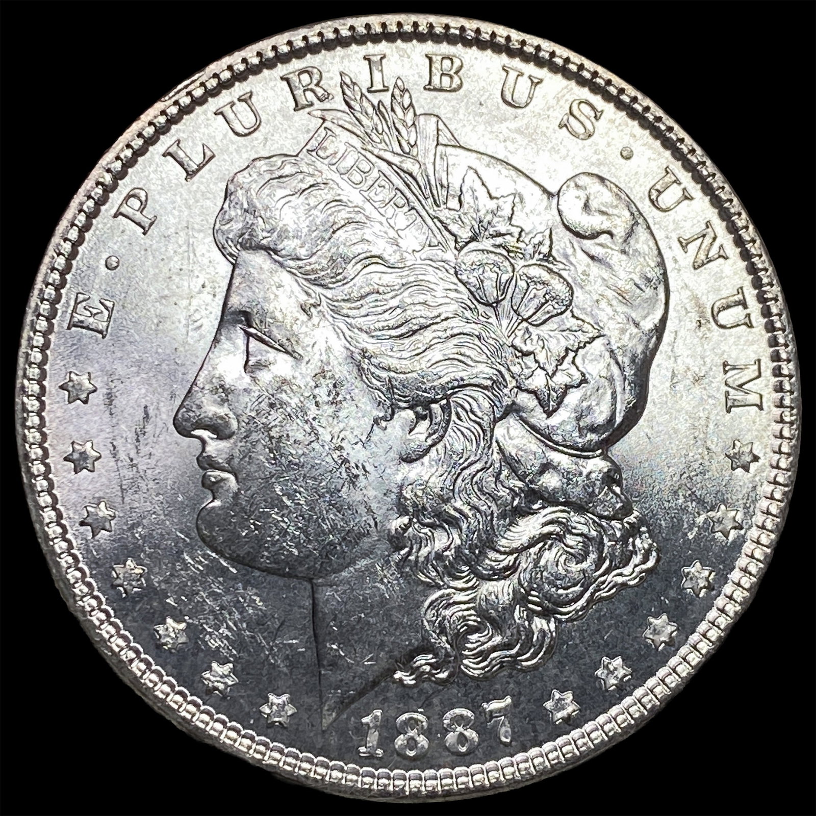 1887 Morgan Silver Dollar CHOICE BU: 1887 Morgan Silver Dollar CHOICE BU