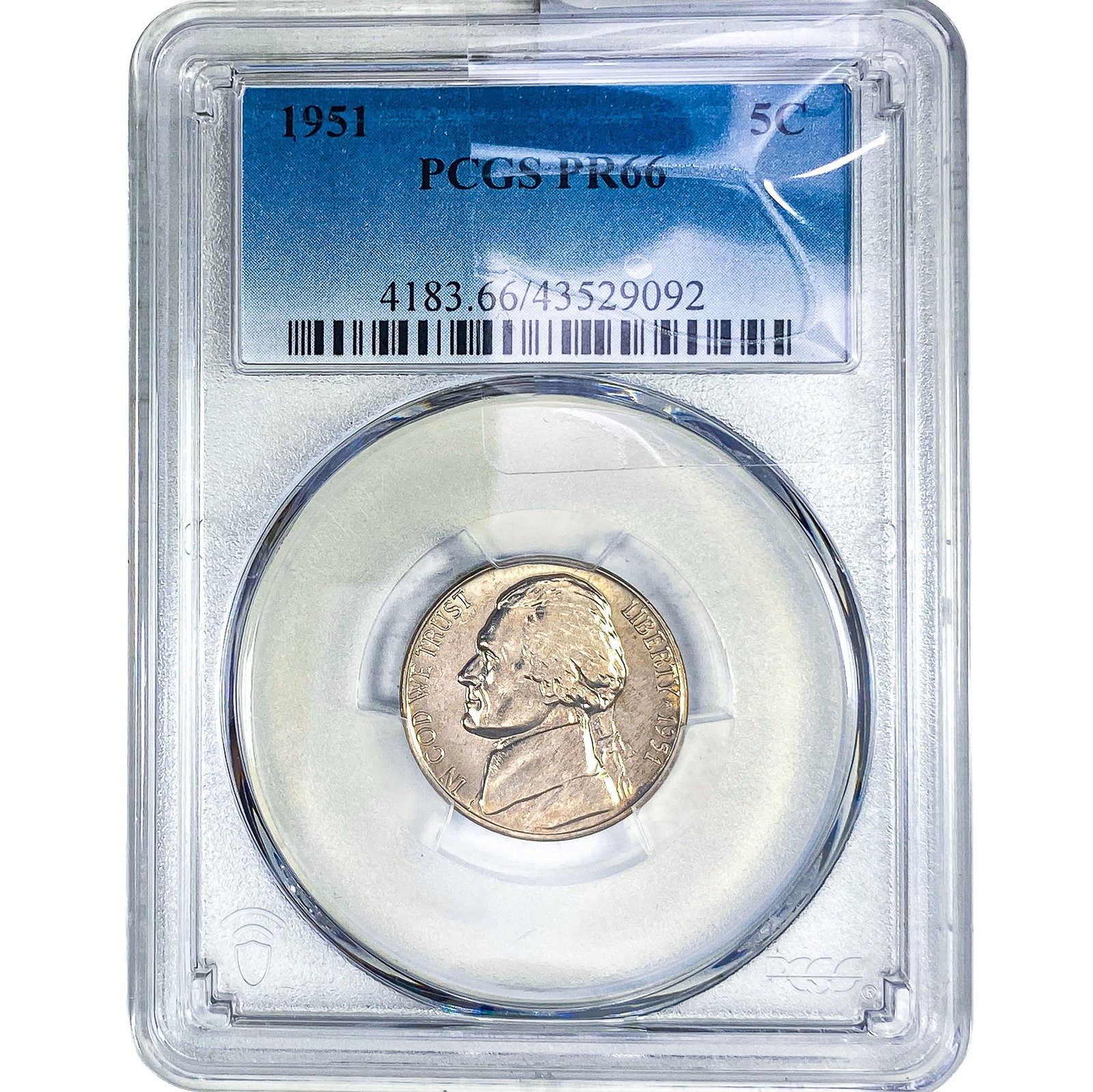 1951 Jefferson Nickel PCGS PR66 (1 of 2)