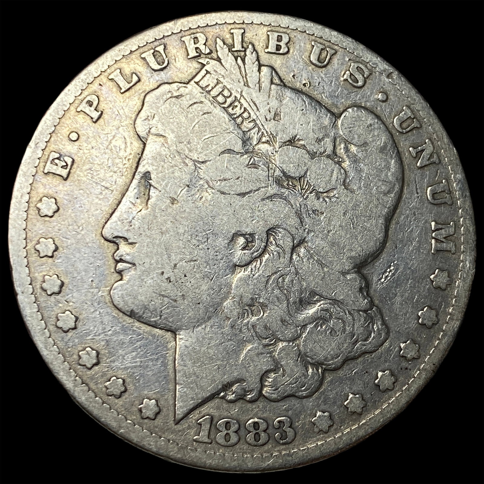 1883-CC Silver Morgan Dollar NICELY CIRCULATED: 1883-CC Silver Morgan Dollar NICELY CIRCULATED