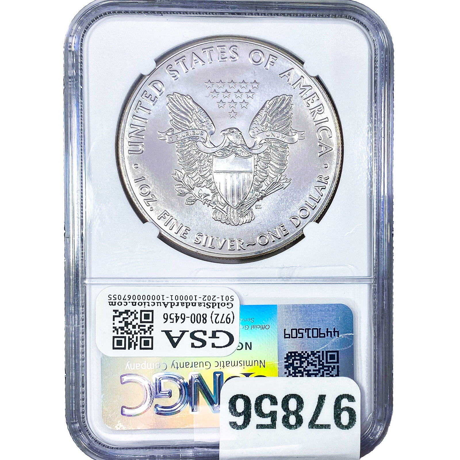 2017 Silver Eagle NGC MS69 - 2