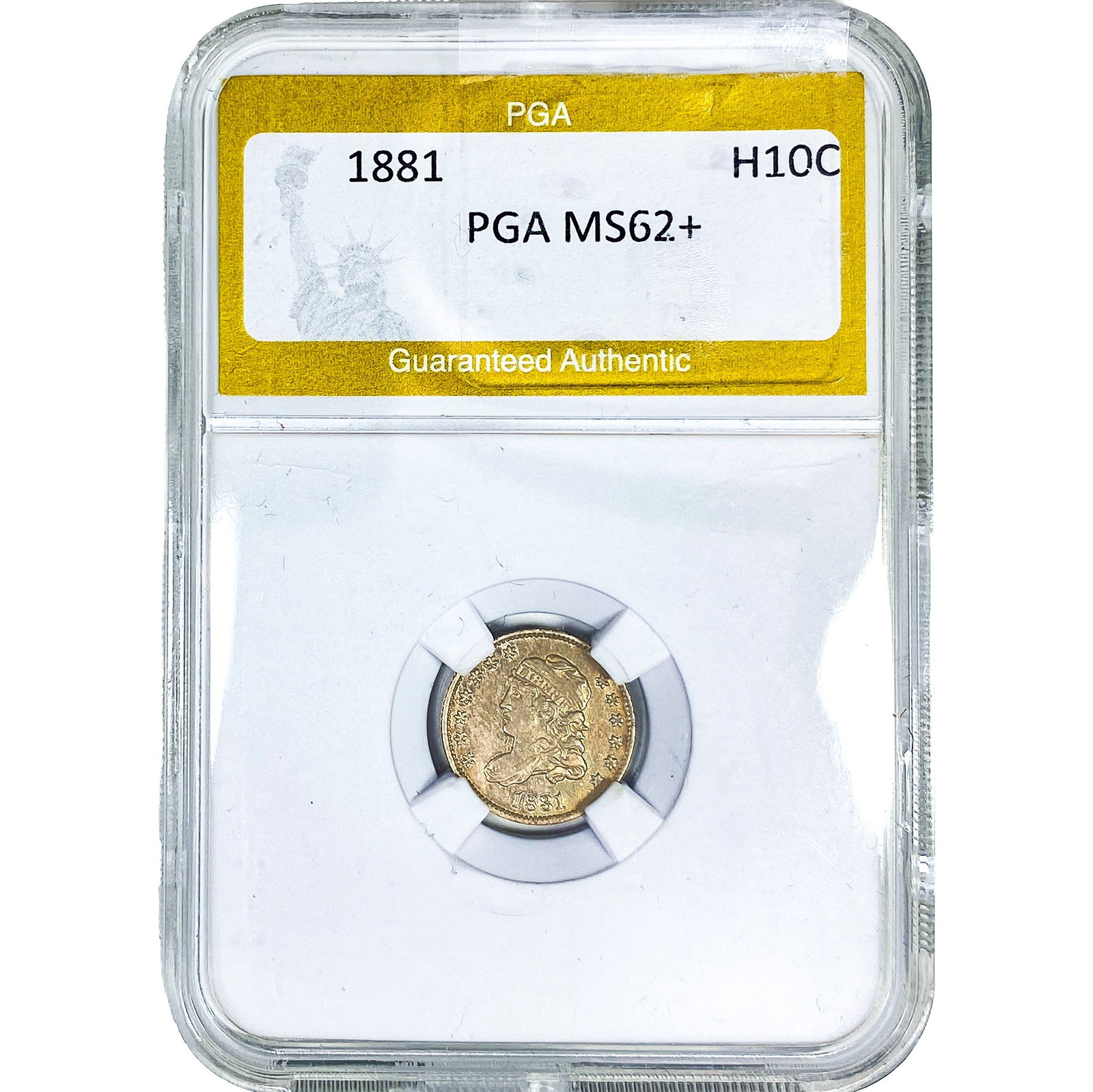 1831 Capped Bust Half Dime PGA MS62+ (1 of 2)