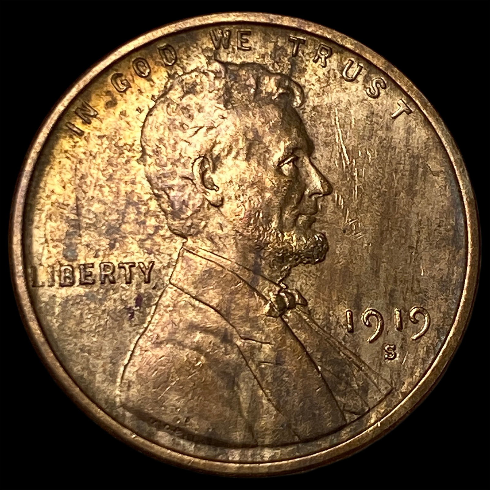1919-S Lincoln Wheat Cent UNCIRCULATED (1 of 2)
