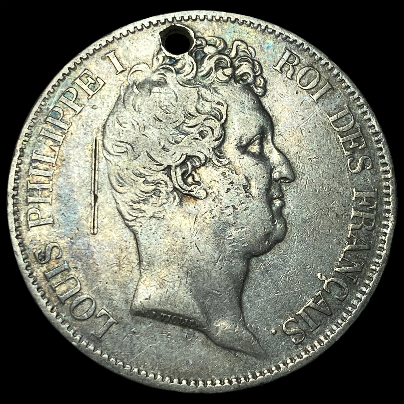 1830-W France Silver 5 Francs NICELY CIRCULATED (1 of 2)