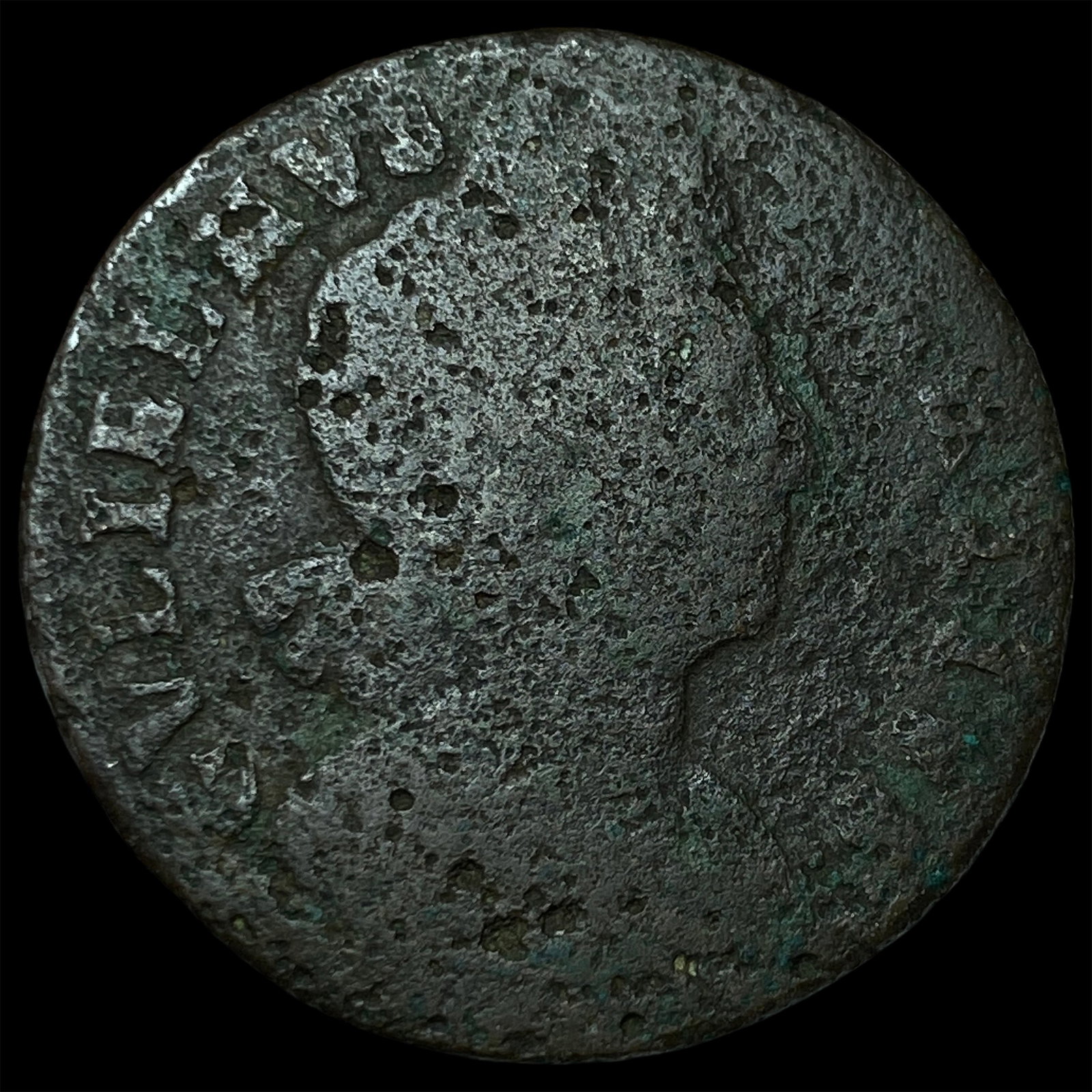 1695-1701 England Halfpenny William III NICELY CIRCULATED (1 of 2)