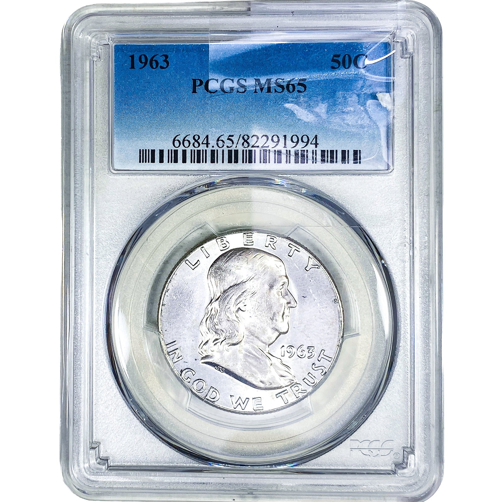 1963 Franklin Half Dollar PCGS MS65 (1 of 2)