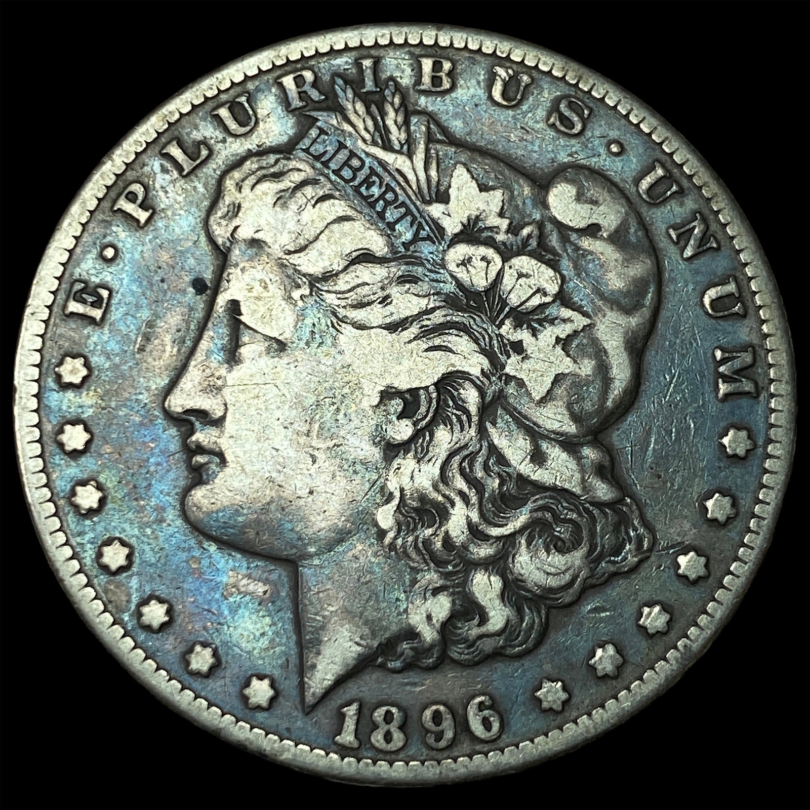 1896-S Silver Morgan Dollar NEARLY UNCIRCULATED: 1896-S Silver Morgan Dollar NEARLY UNCIRCULATED
