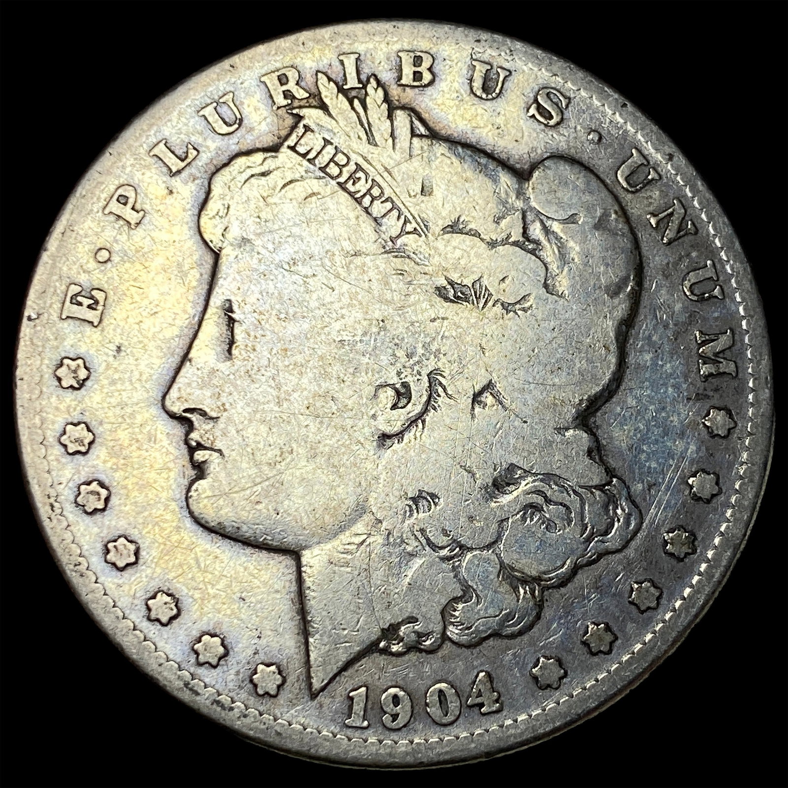 1904-S Silver Morgan Dollar LIGHTLY CIRCULATED: 1904-S Silver Morgan Dollar LIGHTLY CIRCULATED