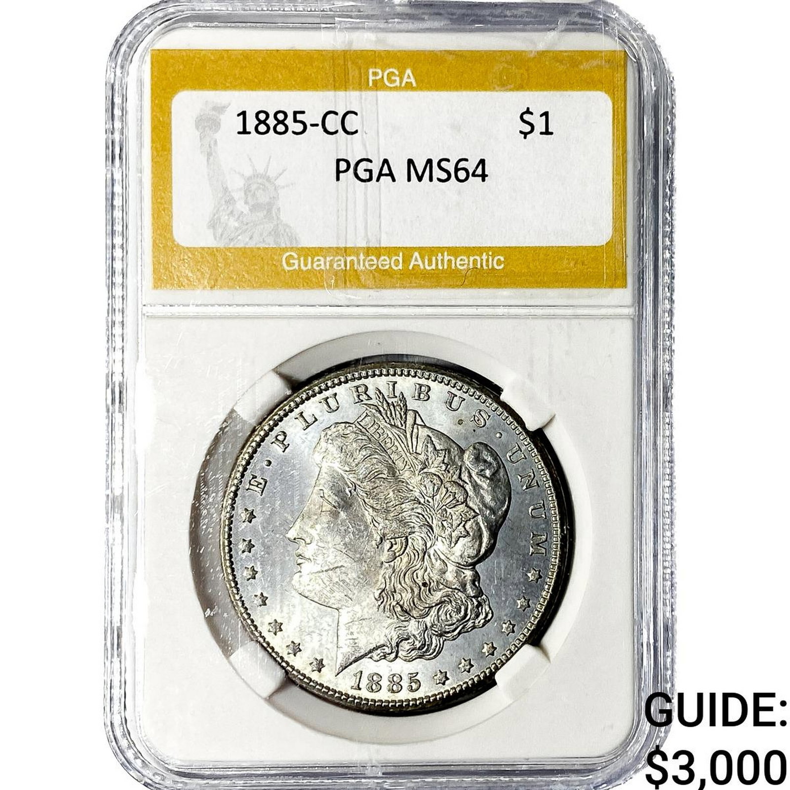 1885-CC Morgan Silver Dollar PGA MS64 (1 of 2)