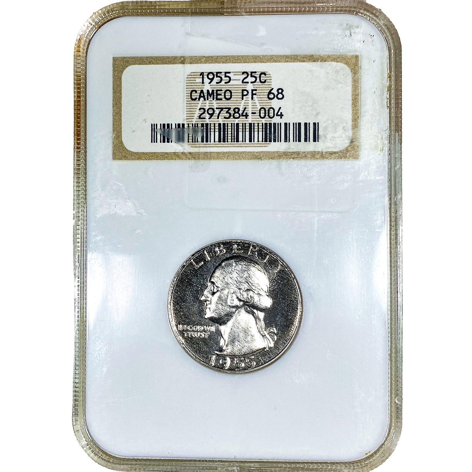 1955 Washington Silver Quarter NGC PF68 Cameo (1 of 2)