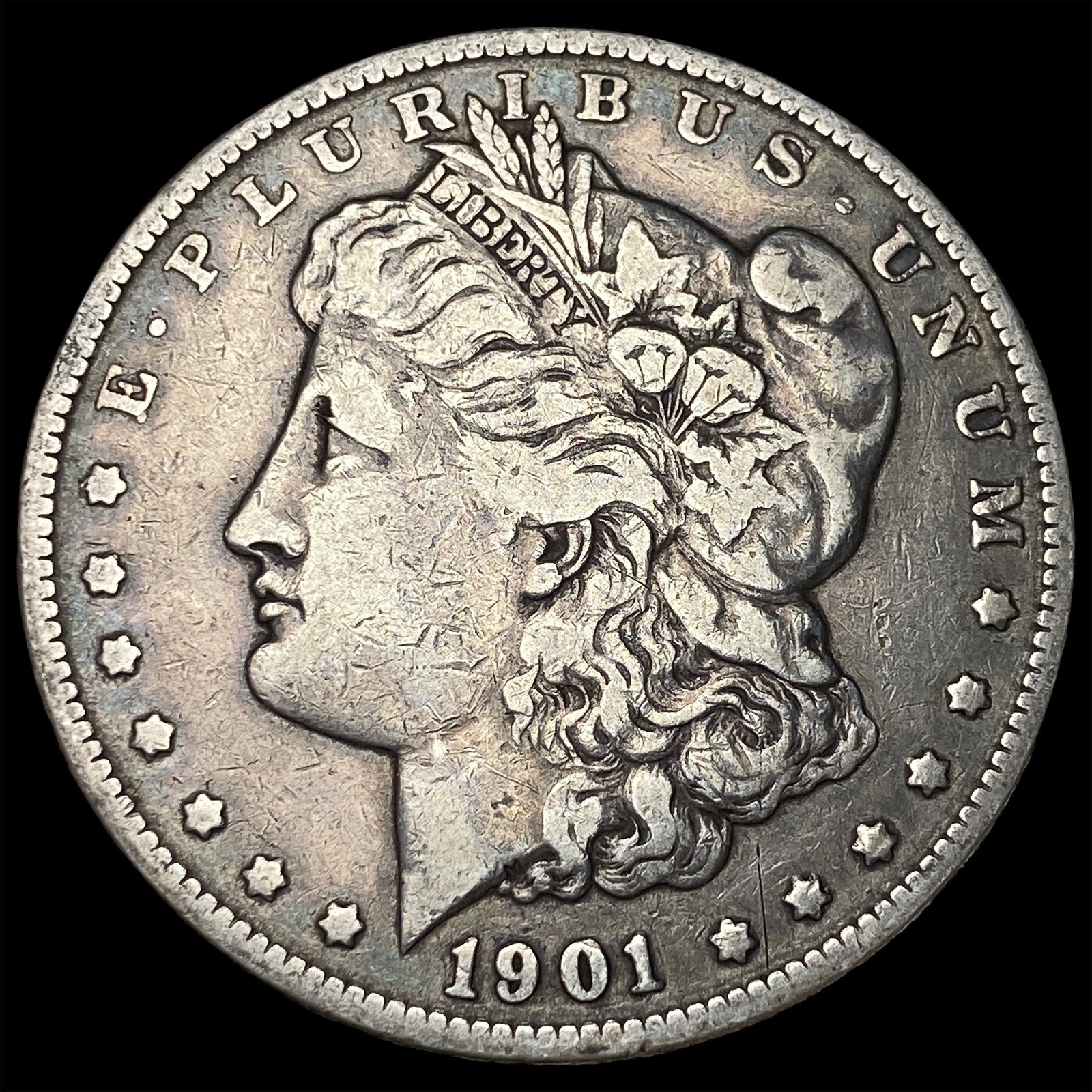 1901 Silver Morgan Dollar NEARLY UNCIRCULATED: 1901 Silver Morgan Dollar NEARLY UNCIRCULATED