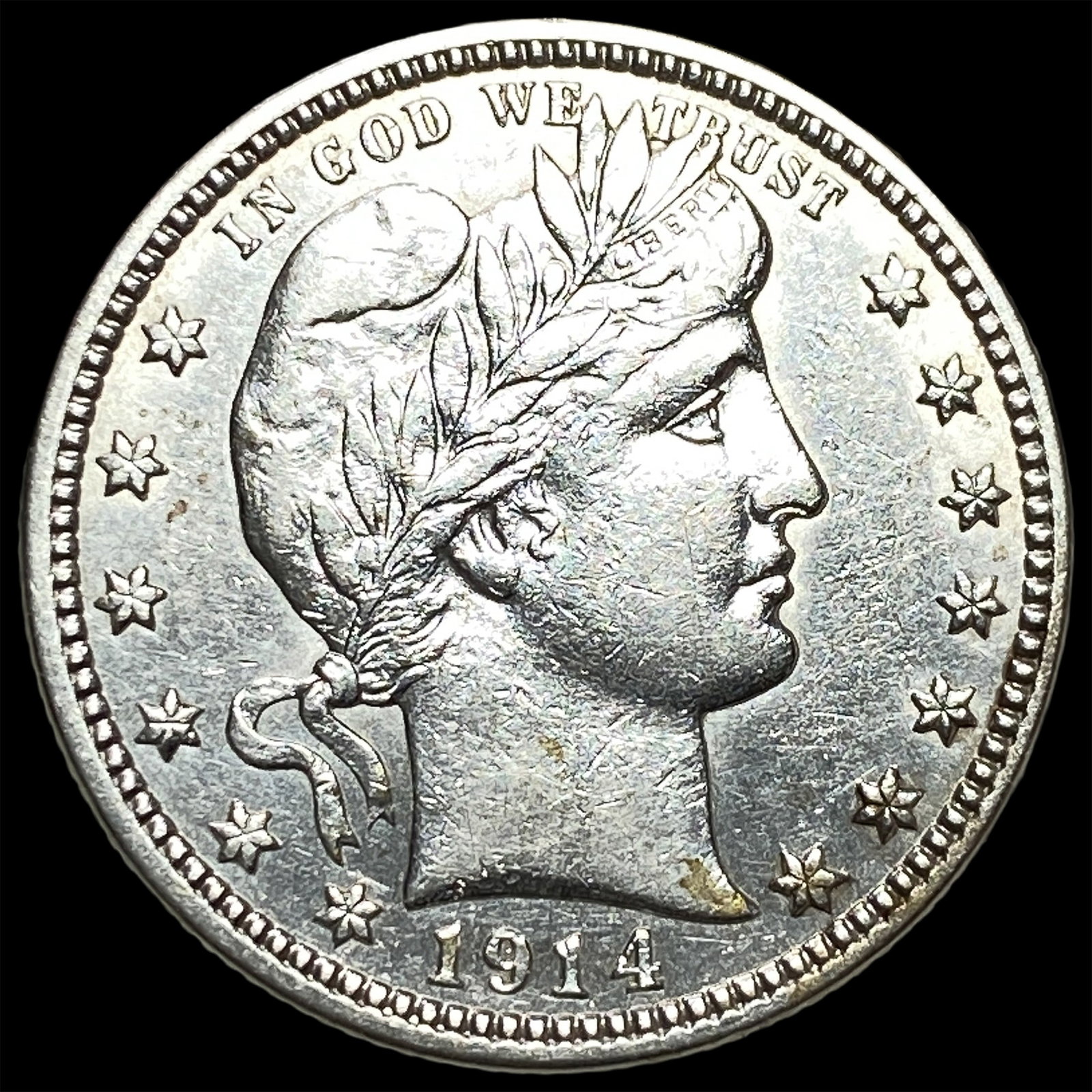 1914-D Silver Barber Quarter UNCIRCULATED: 1914-D Silver Barber Quarter UNCIRCULATED