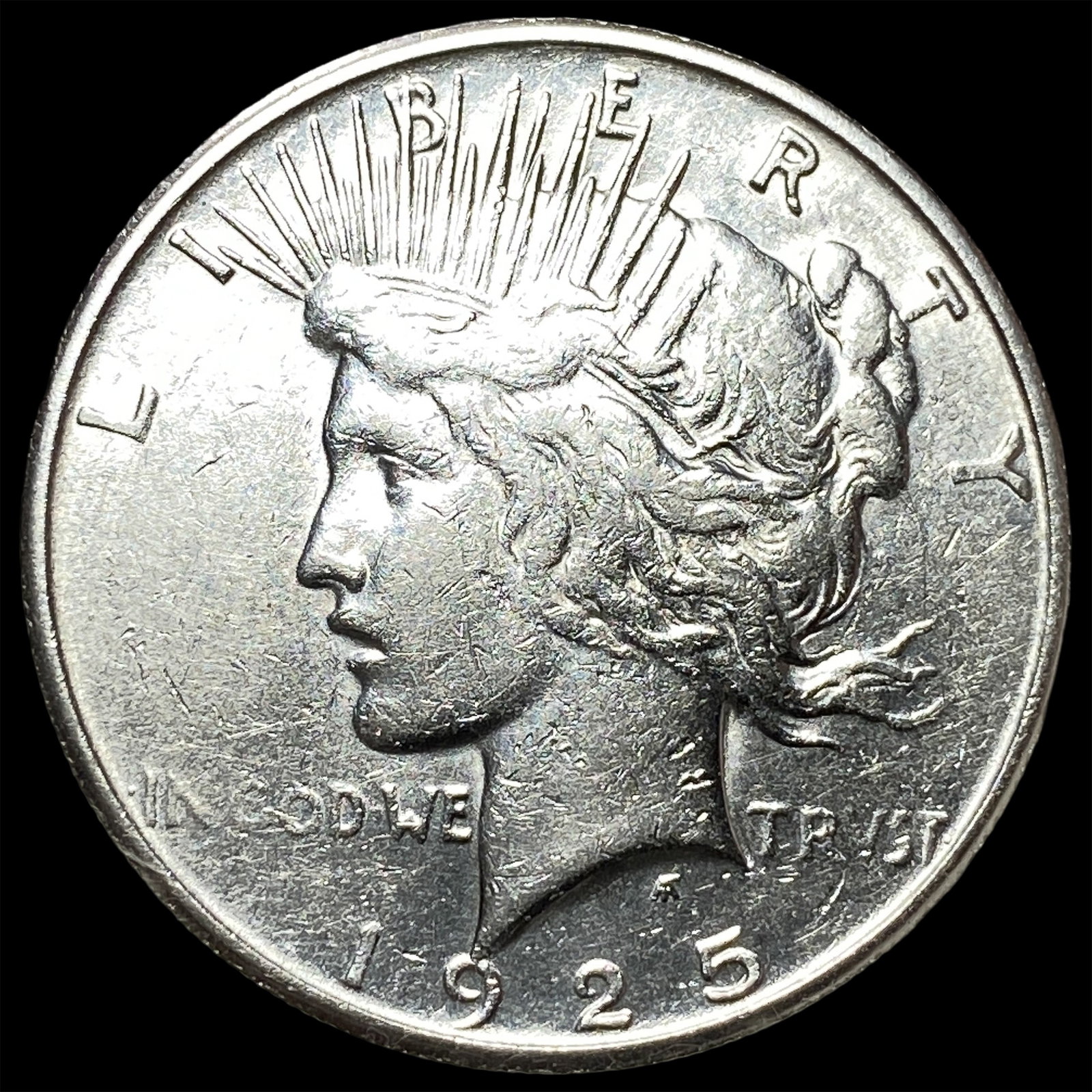 1925-S Silver Peace Dollar CLOSELY UNCIRCULATED: 1925-S Silver Peace Dollar CLOSELY UNCIRCULATED
