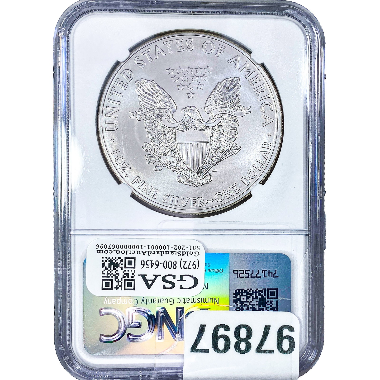 2012 Silver Eagle NGC MS69 - 2