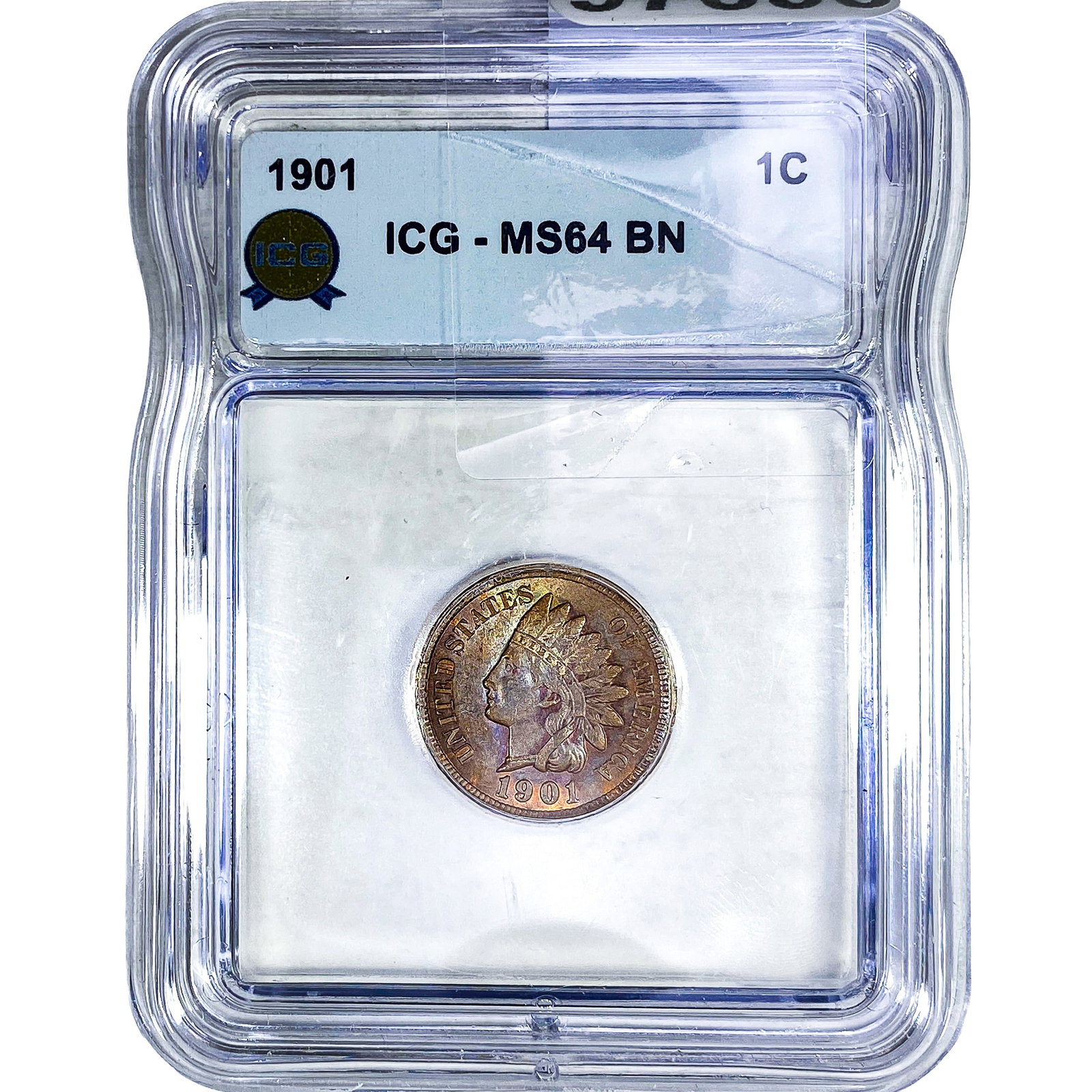 1901 Indian Head Cent ICG MS64 BN: 1901 Indian Head Cent ICG MS64 BN
