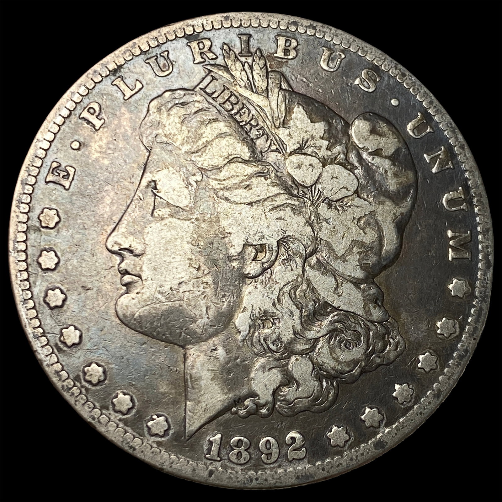 1892-S Silver Morgan Dollar LIGHTLY CIRCULATED (1 of 2)