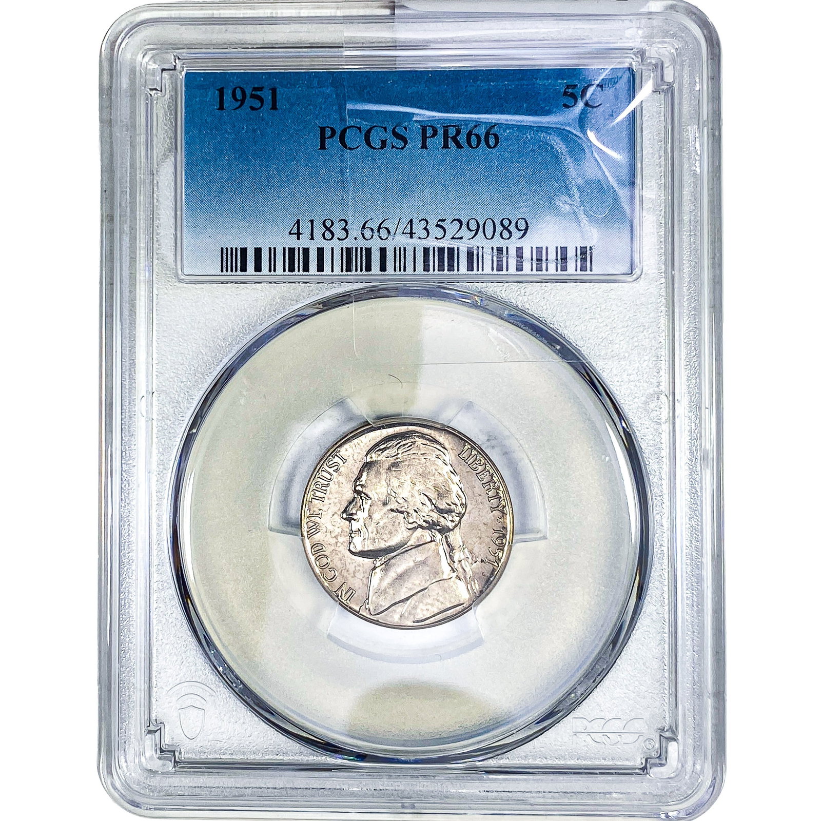 1951 Jefferson Nickel PCGS PR66 (1 of 2)