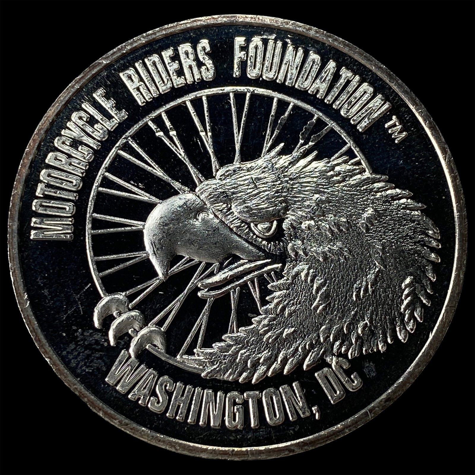 1999 Silver Motorcycle Riders Foundation GEM BU: 1999 Silver Motorcycle Riders Foundation GEM BU