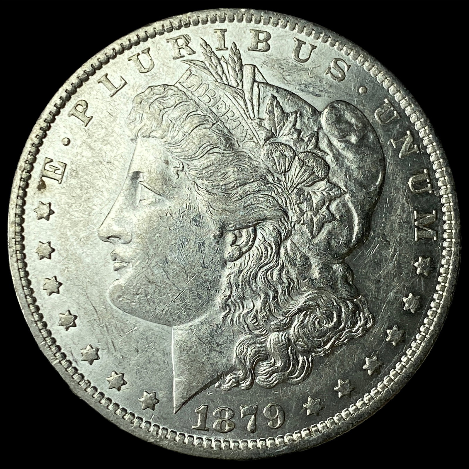 1879-O Silver Morgan Dollar CHOICE AU: 1879-O Silver Morgan Dollar CHOICE AU