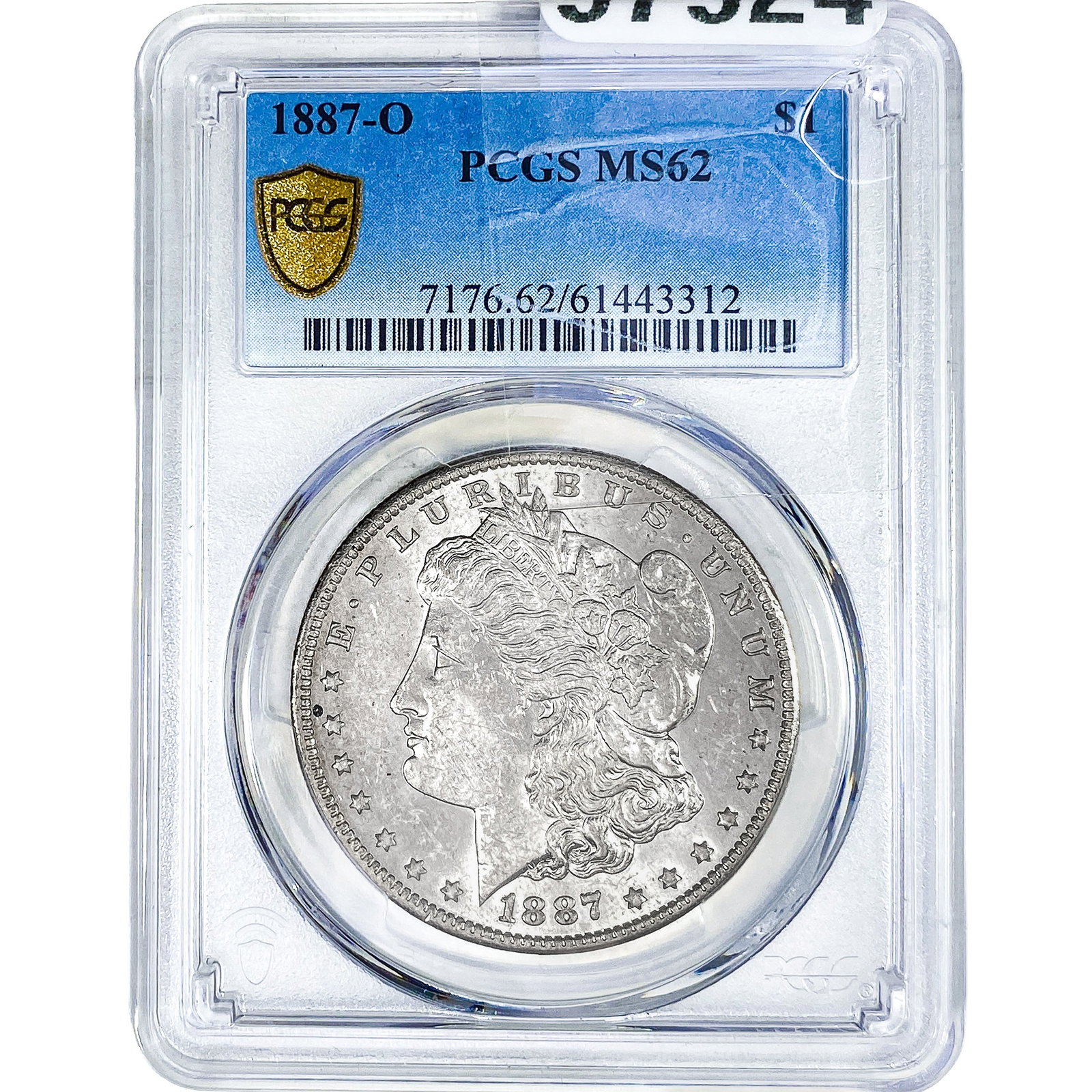 1887-O Morgan Silver Dollar PCGS MS62: 1887-O Morgan Silver Dollar PCGS MS62