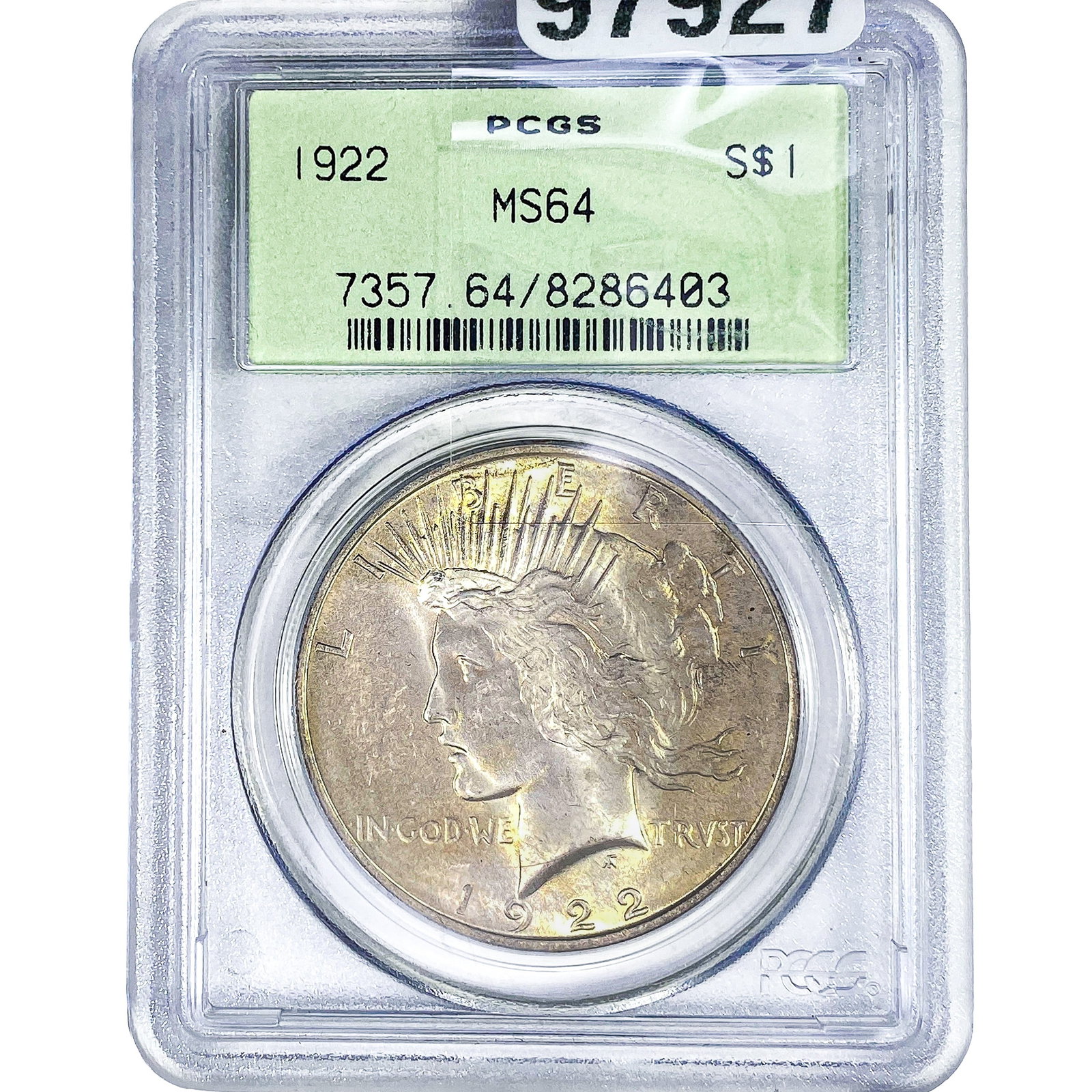 1922 Silver Peace Dollar PCGS MS64 (1 of 2)