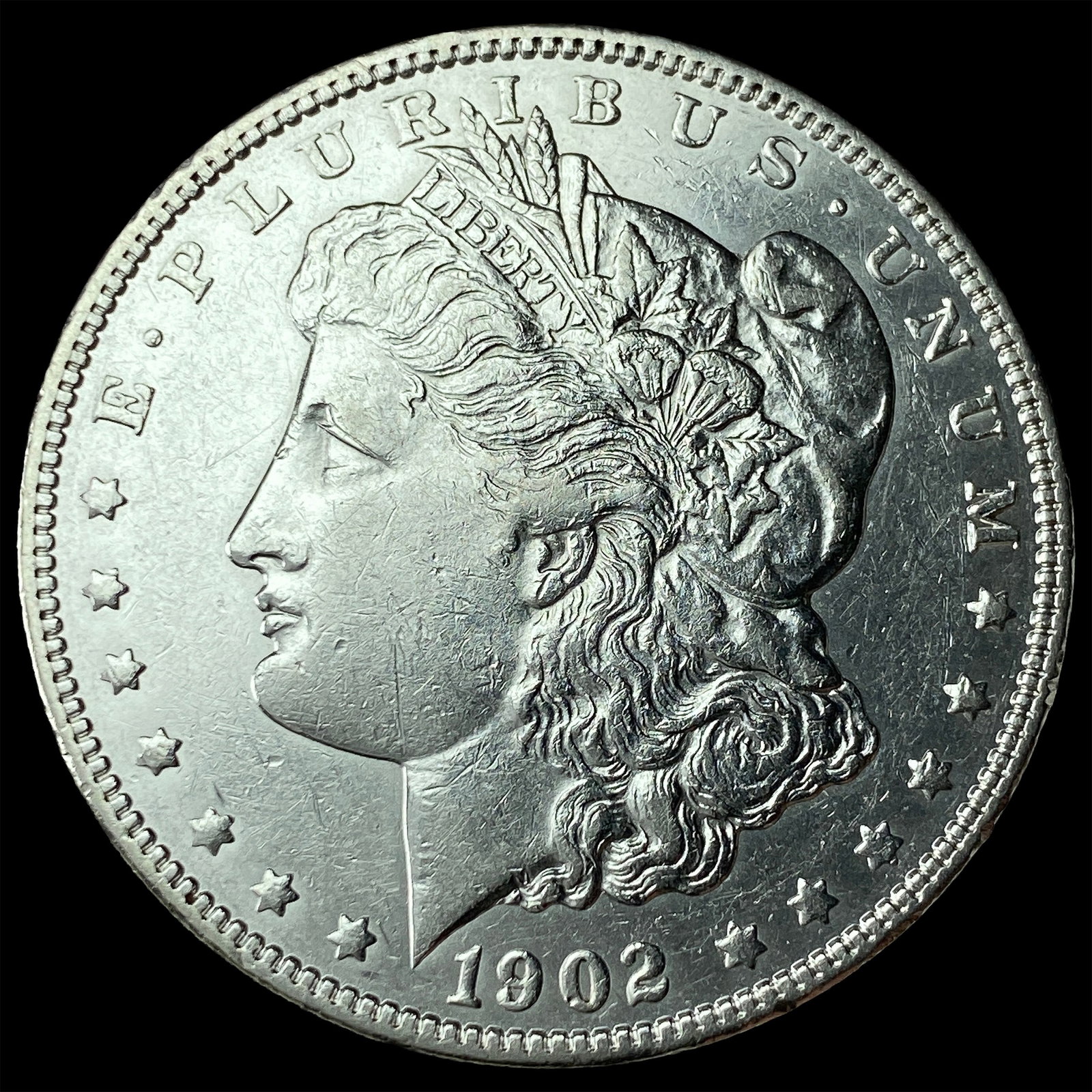 1902 Morgan Silver Dollar CLOSELY UNCIRCULATED: 1902 Morgan Silver Dollar CLOSELY UNCIRCULATED