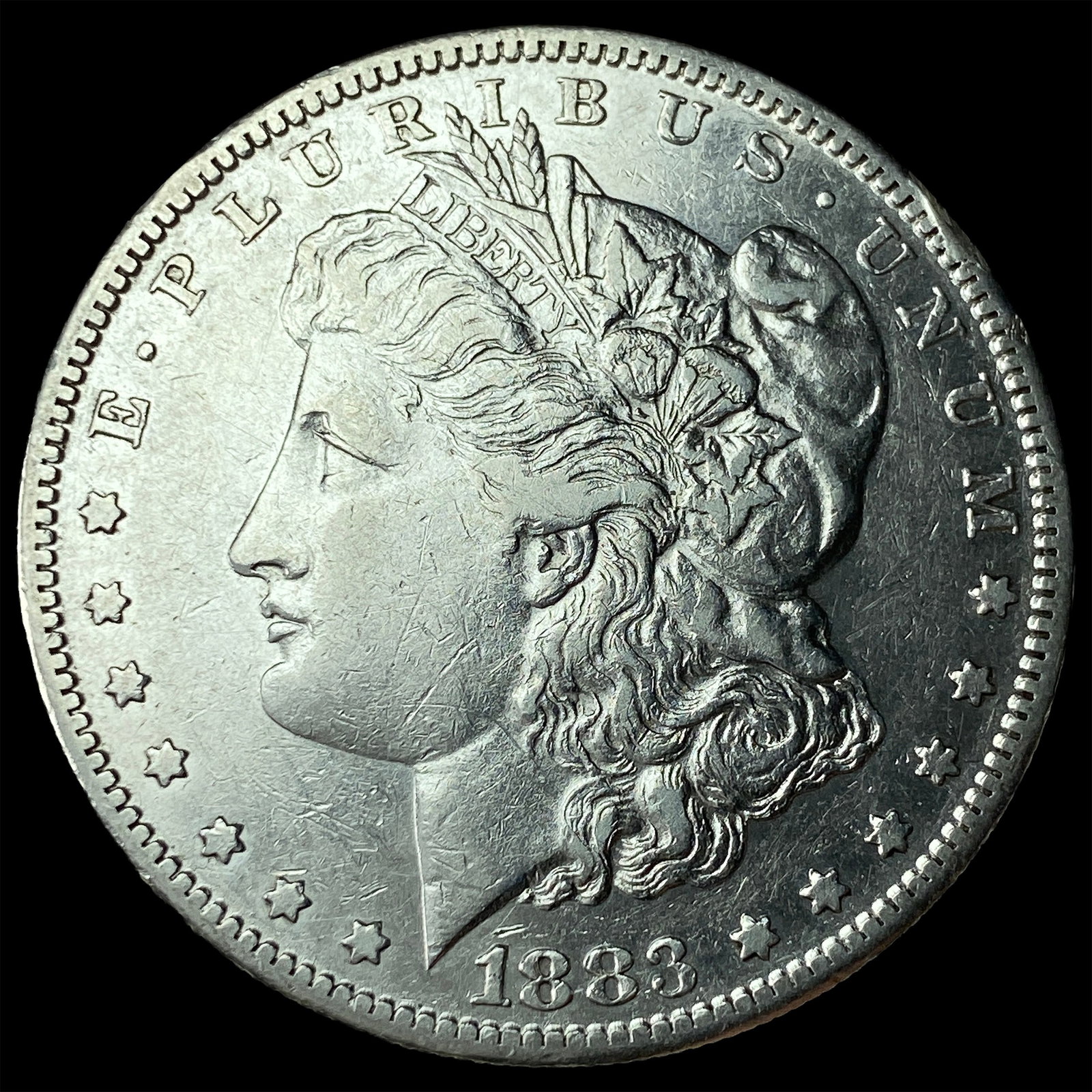 1883-S Silver Morgan Dollar CLOSELY UNCIRCULATED (1 of 2)