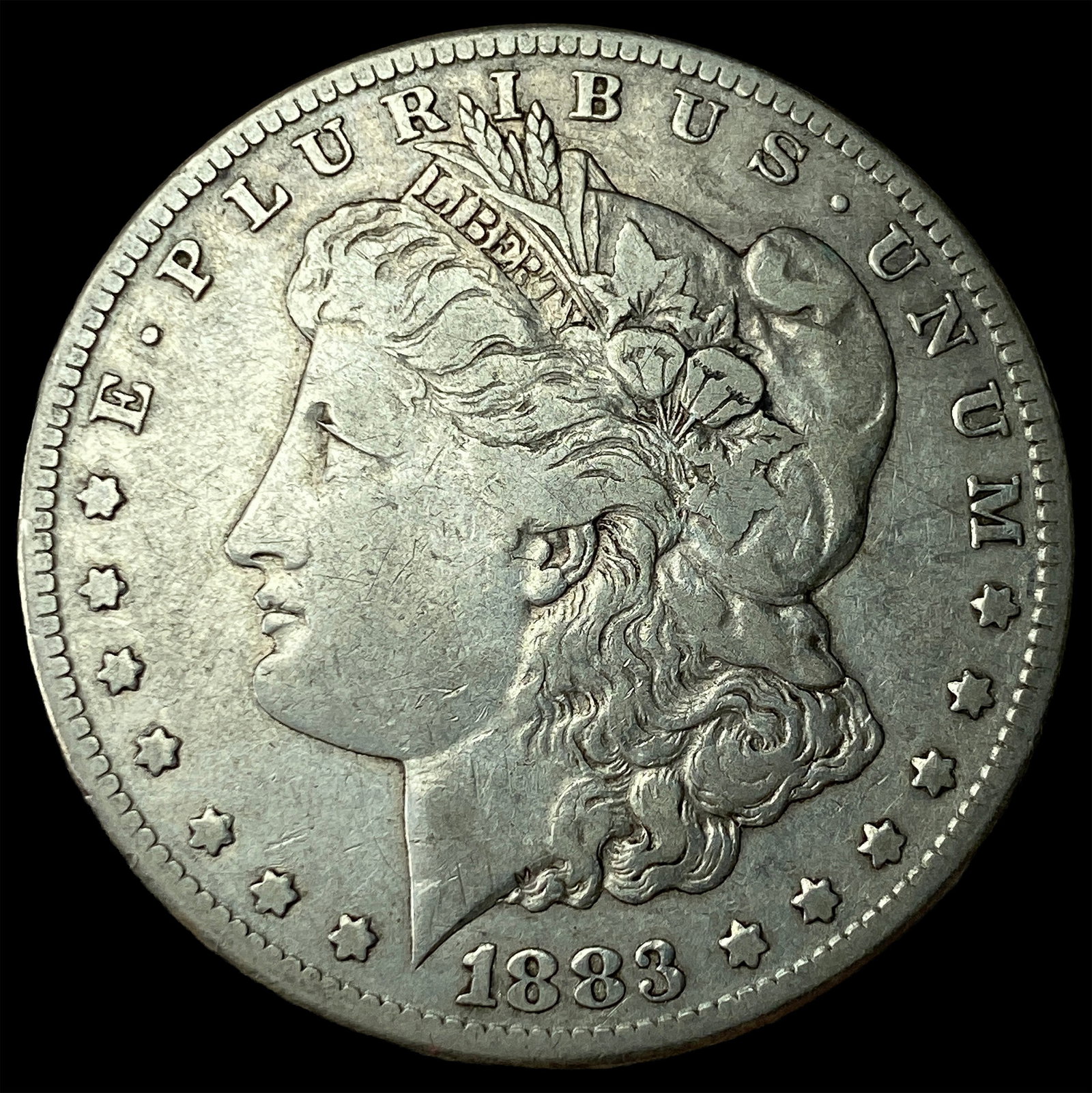 1883-S Silver Morgan Dollar LIGHTLY CIRCULATED: 1883-S Silver Morgan Dollar LIGHTLY CIRCULATED