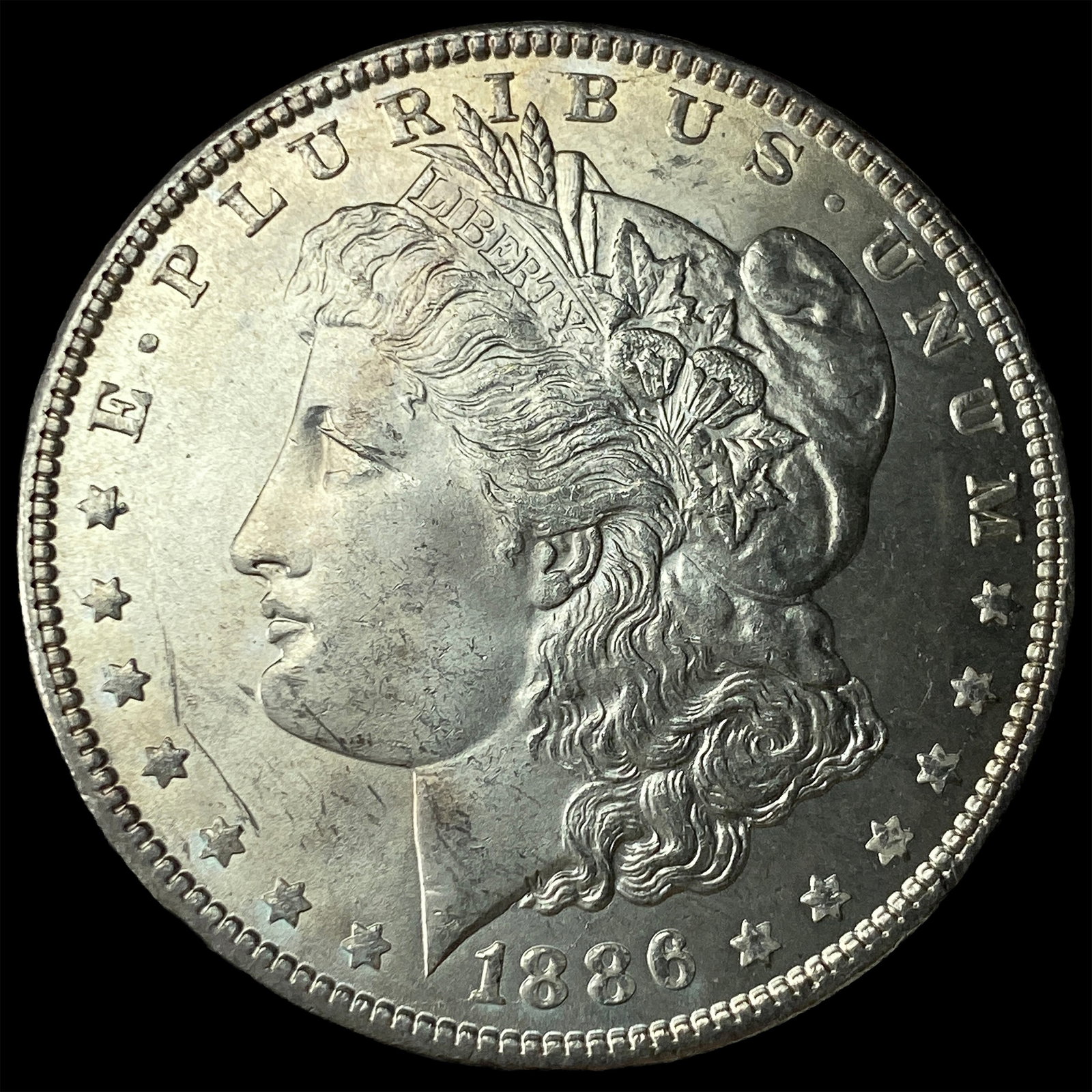 1886 Morgan Silver Dollar UNCIRCULATED: 1886 Morgan Silver Dollar UNCIRCULATED