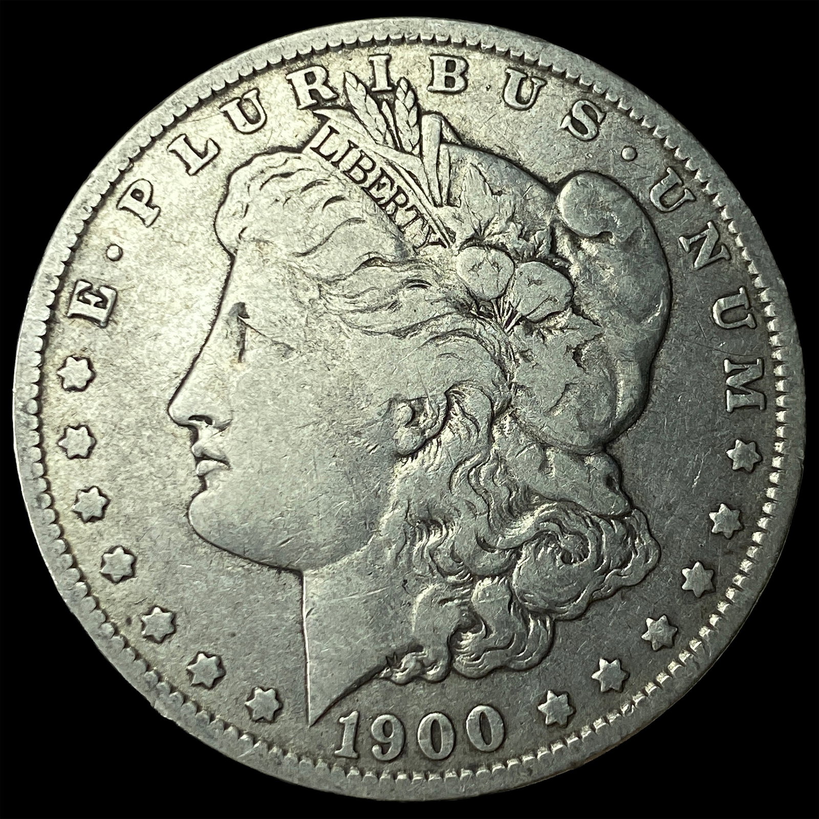 1900-O Silver Morgan Dollar ABOUT UNCIRCULATED (1 of 2)