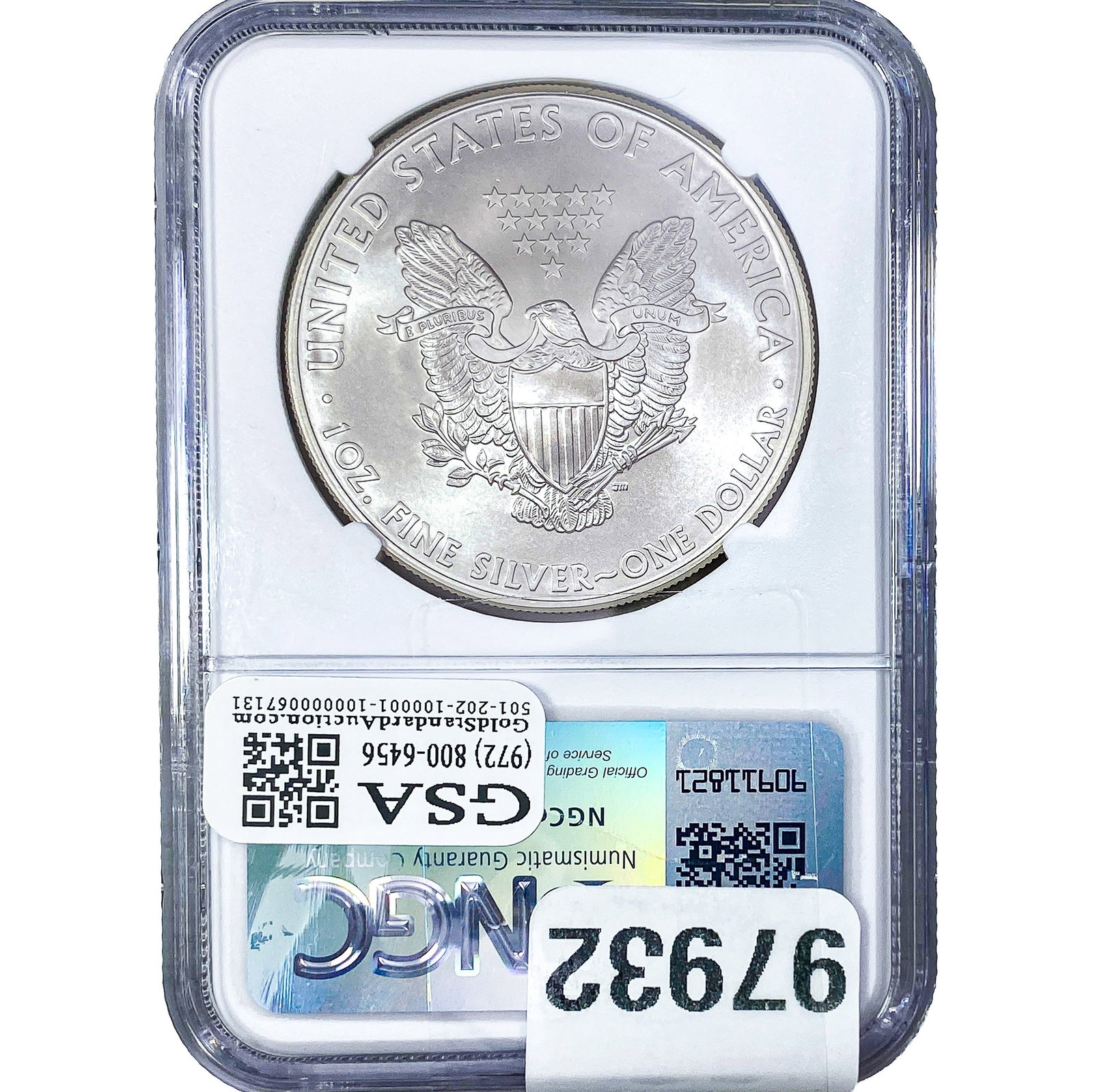 2010 Silver Eagle NGC MS69 - 2
