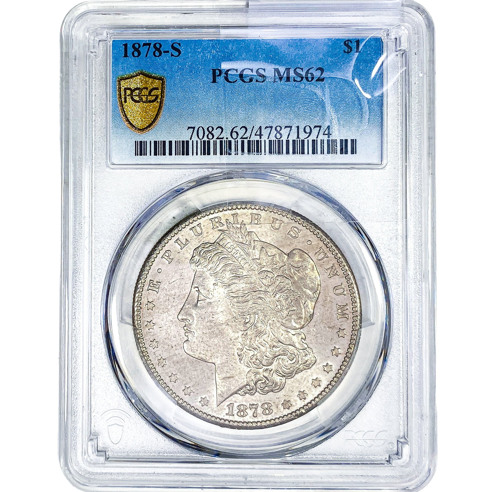 1878-S Morgan Silver Dollar PCGS MS62 (1 of 2)