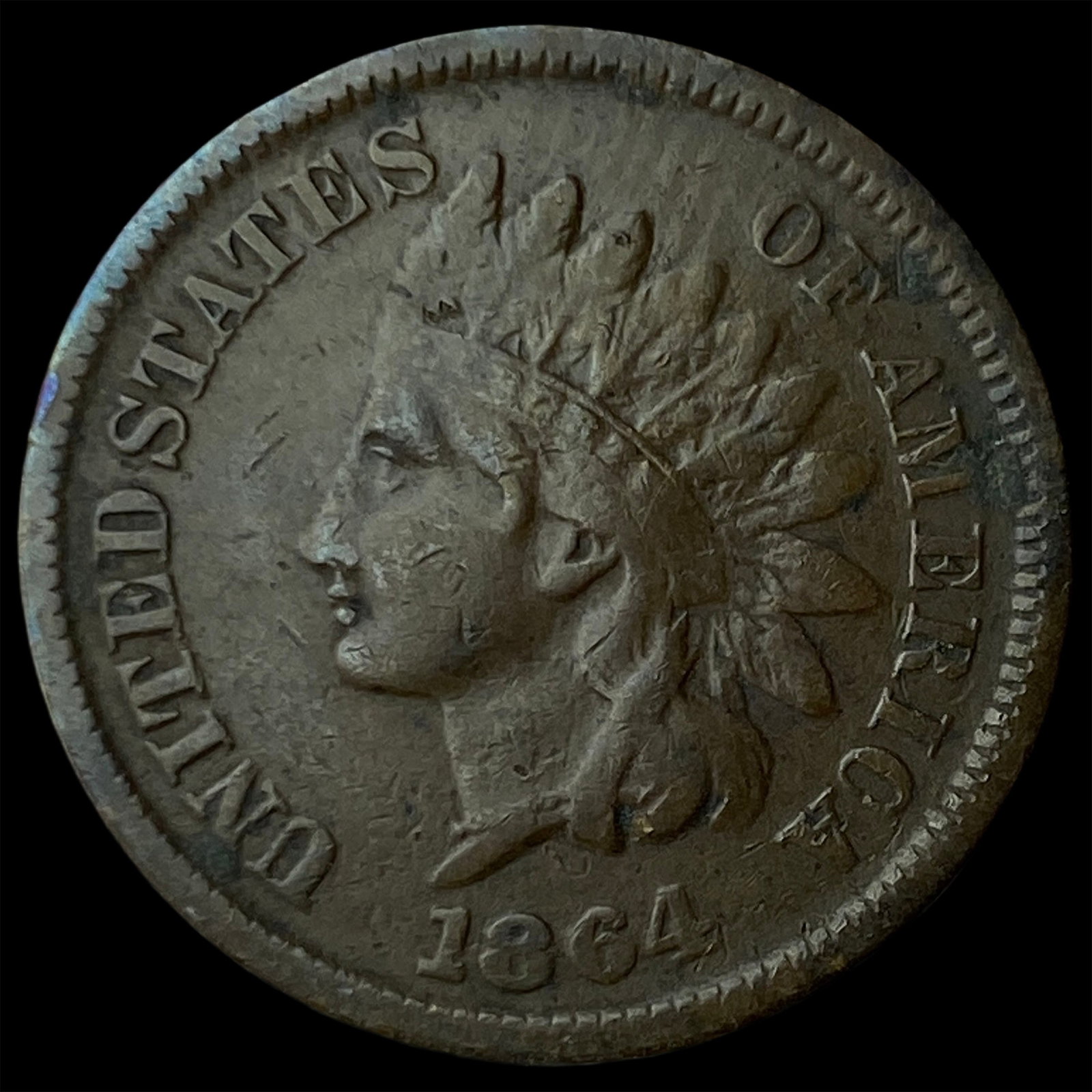 1864 Indian Head Cent LIGHTLY CIRCULATED (1 of 2)