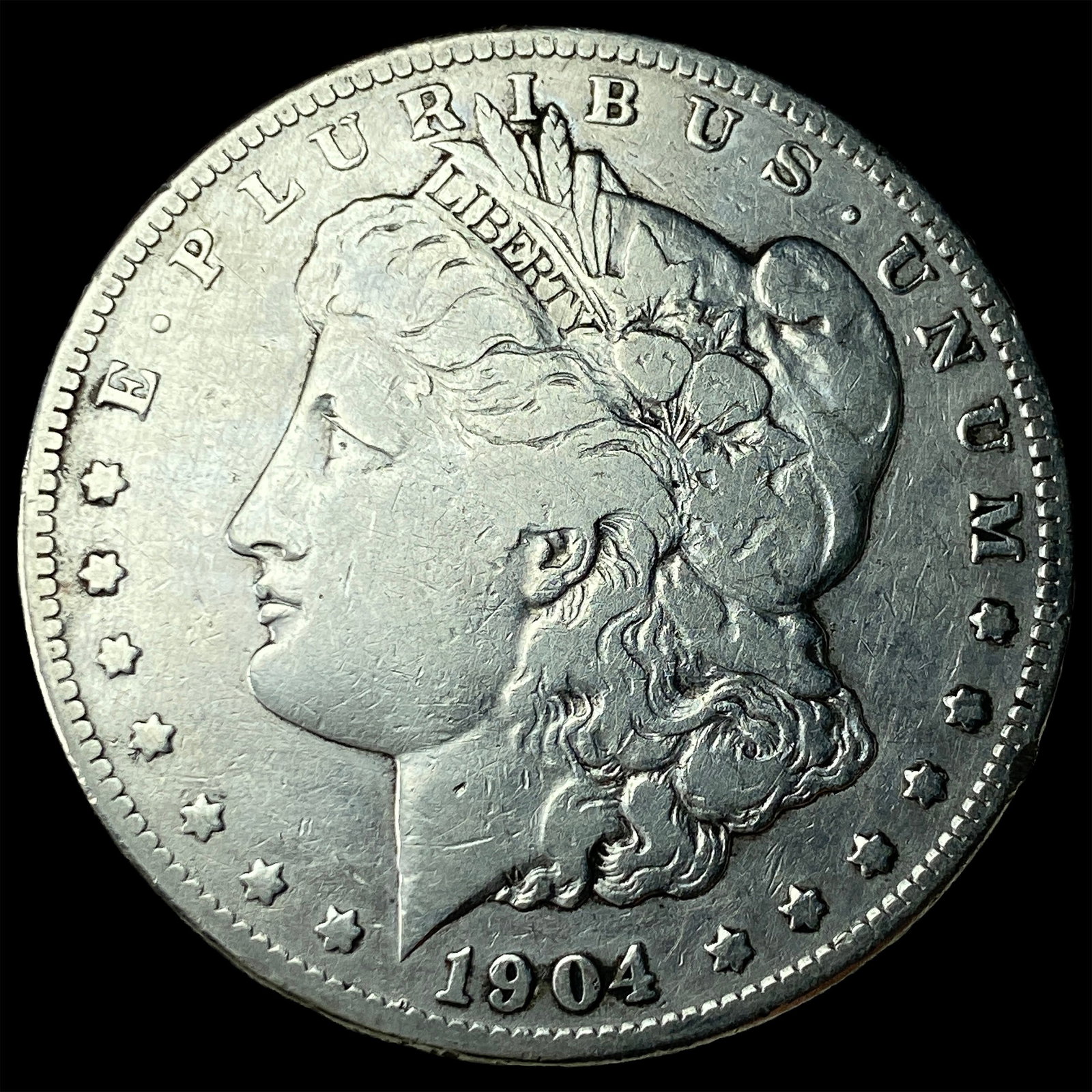 1904-S Silver Morgan Dollar LIGHTLY CIRCULATED (1 of 2)