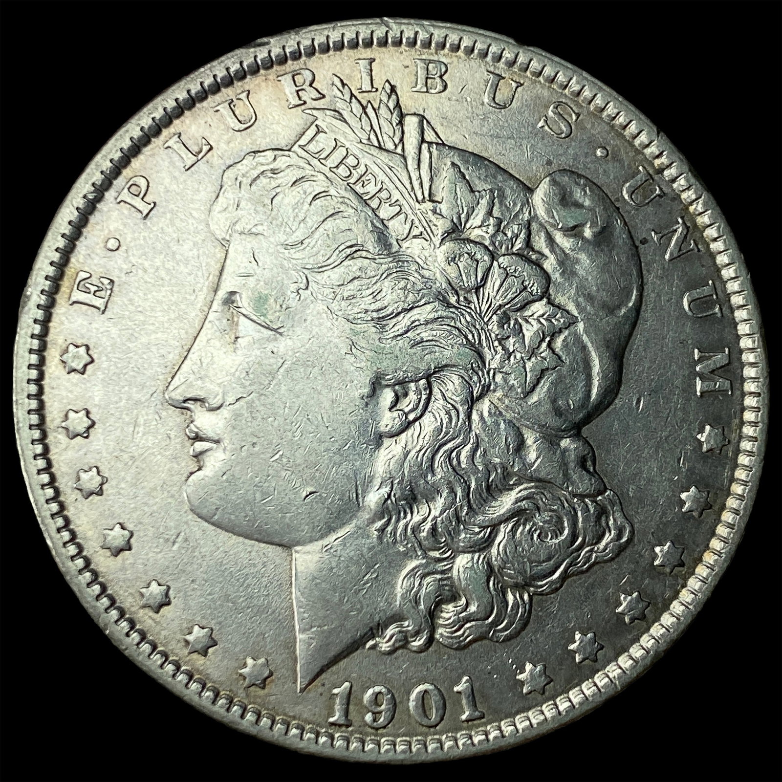 1901 Morgan Silver Dollar CLOSELY UNCIRCULATED: 1901 Morgan Silver Dollar CLOSELY UNCIRCULATED