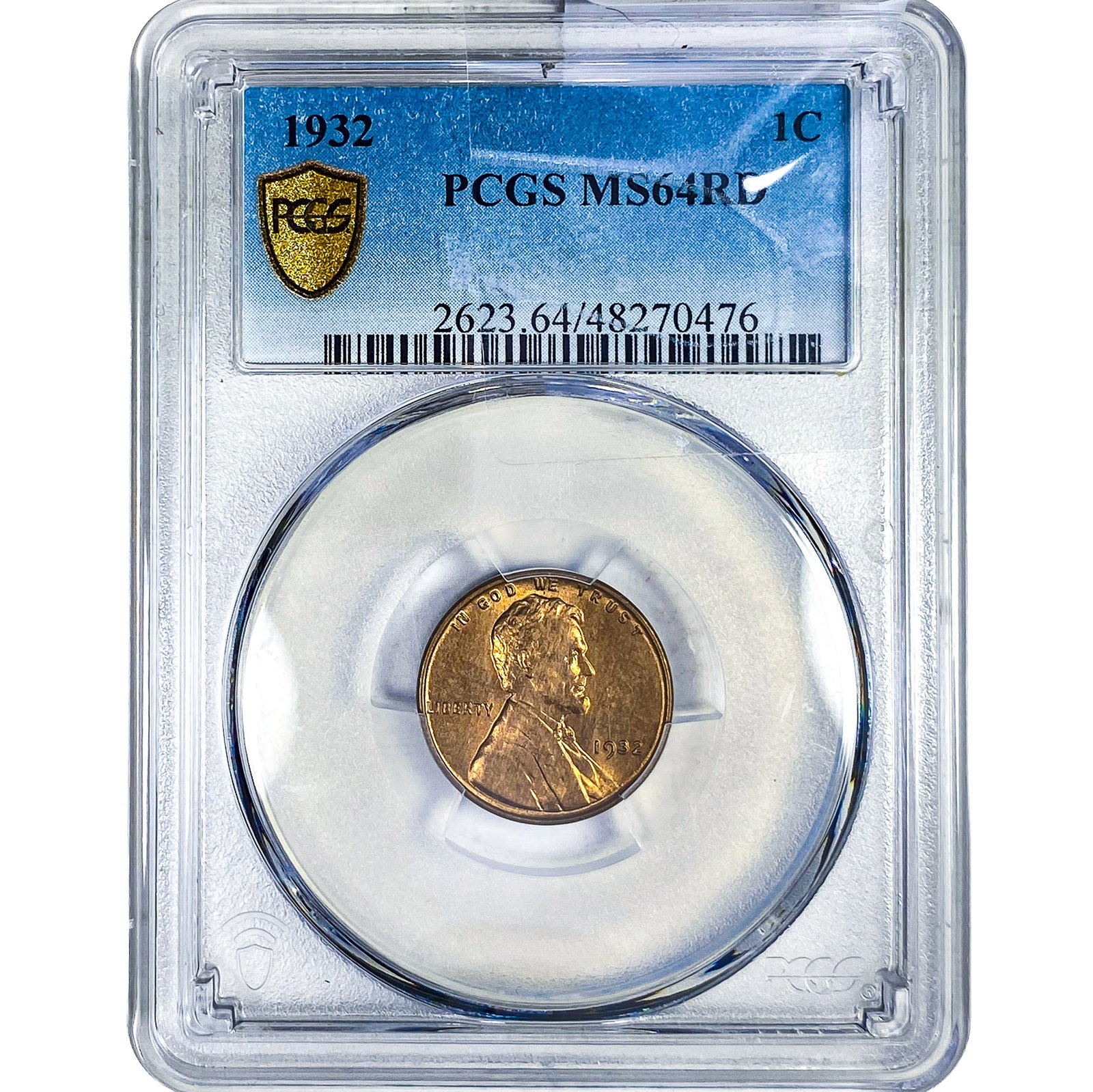 1932 Wheat Cent PCGS MS64 RD (1 of 2)