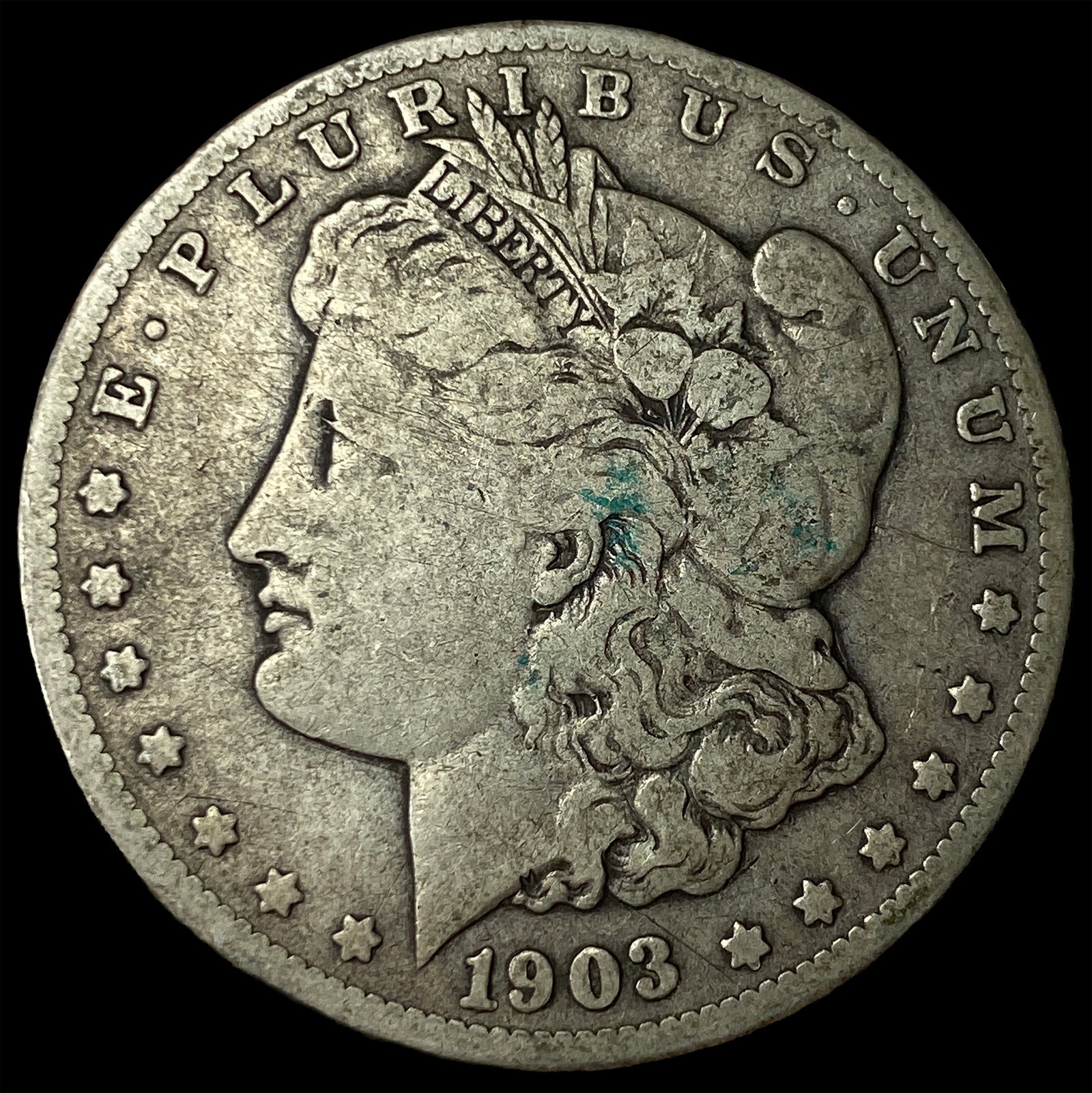 1903-S Silver Morgan Dollar LIGHTLY CIRCULATED: 1903-S Silver Morgan Dollar LIGHTLY CIRCULATED