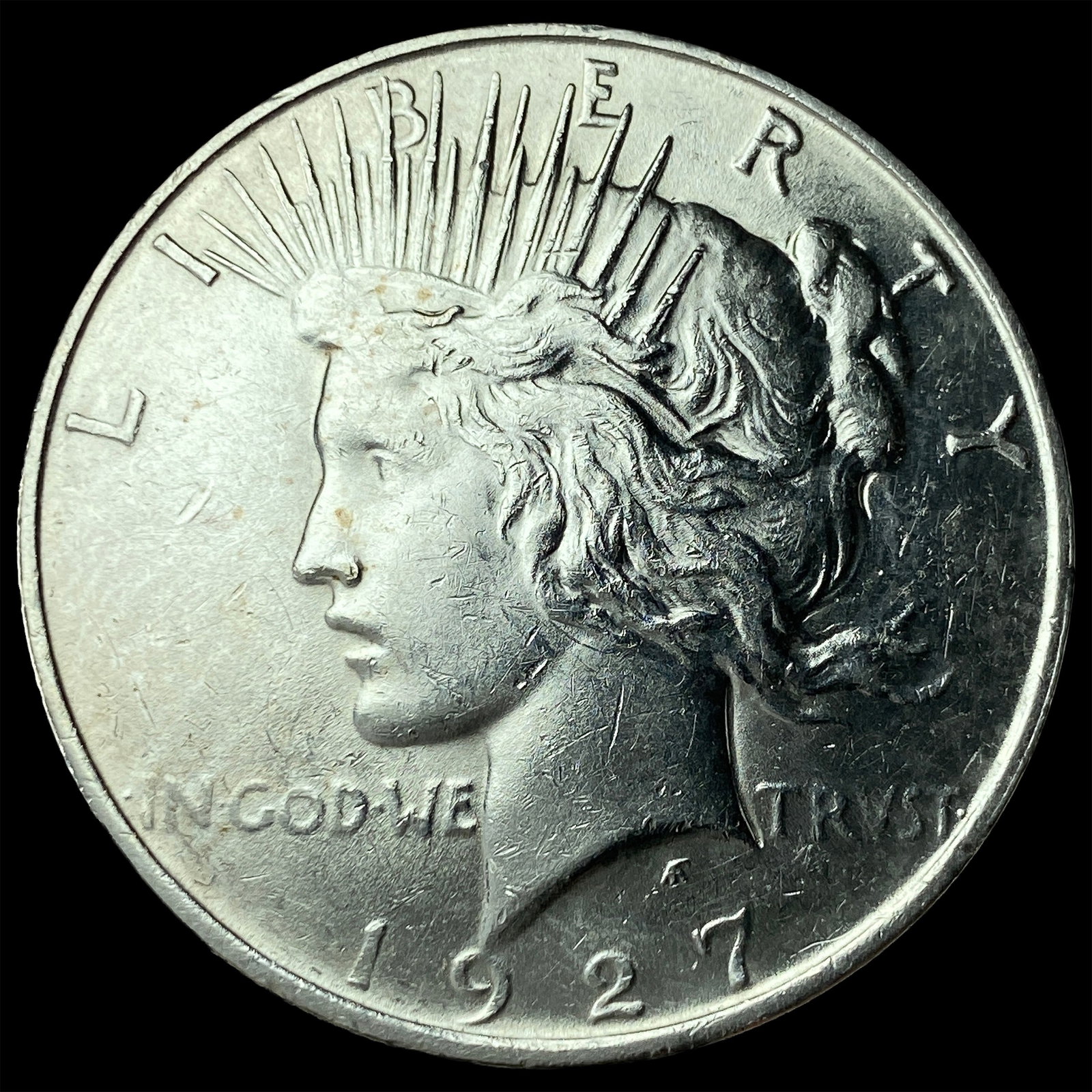 1927-D Silver Peace Dollar UNCIRCULATED: 1927-D Silver Peace Dollar UNCIRCULATED