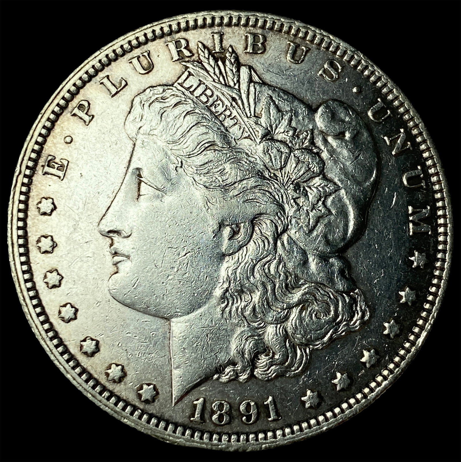 1891-O Silver Morgan Dollar CLOSELY UNCIRCULATED: 1891-O Silver Morgan Dollar CLOSELY UNCIRCULATED