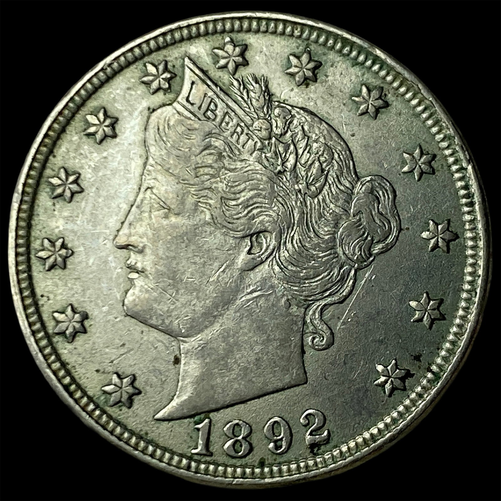 1892 Liberty Head Nickel CHOICE AU: 1892 Liberty Head Nickel CHOICE AU