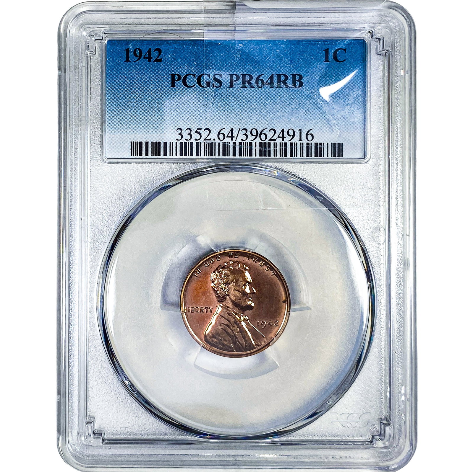 1942 Wheat Cent PCGS PR64 RB (1 of 2)
