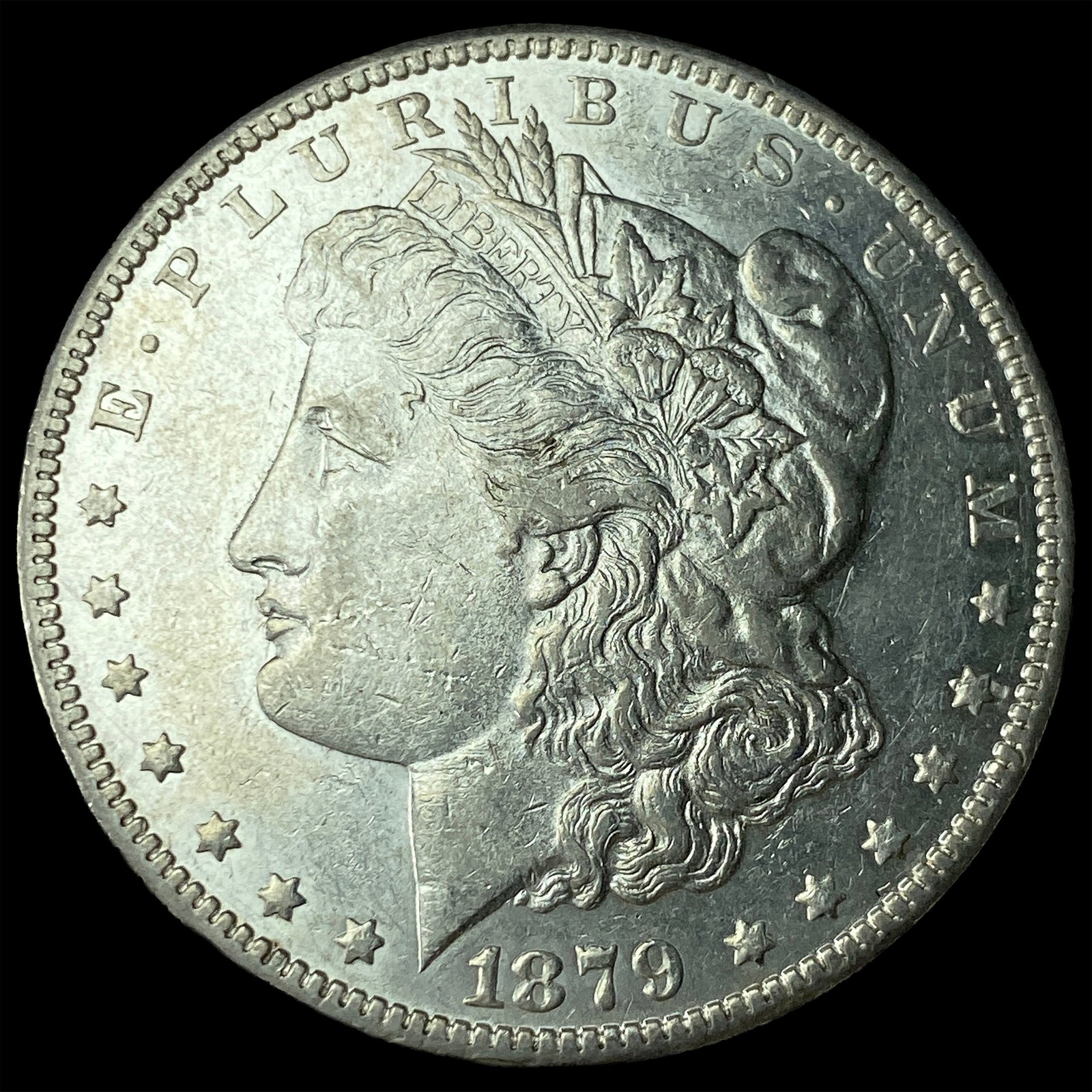 1879-S Rev 78 Silver Morgan Dollar CLOSELY UNCIRCULATED: 1879-S Rev 78 Silver Morgan Dollar CLOSELY UNCIRCULATED