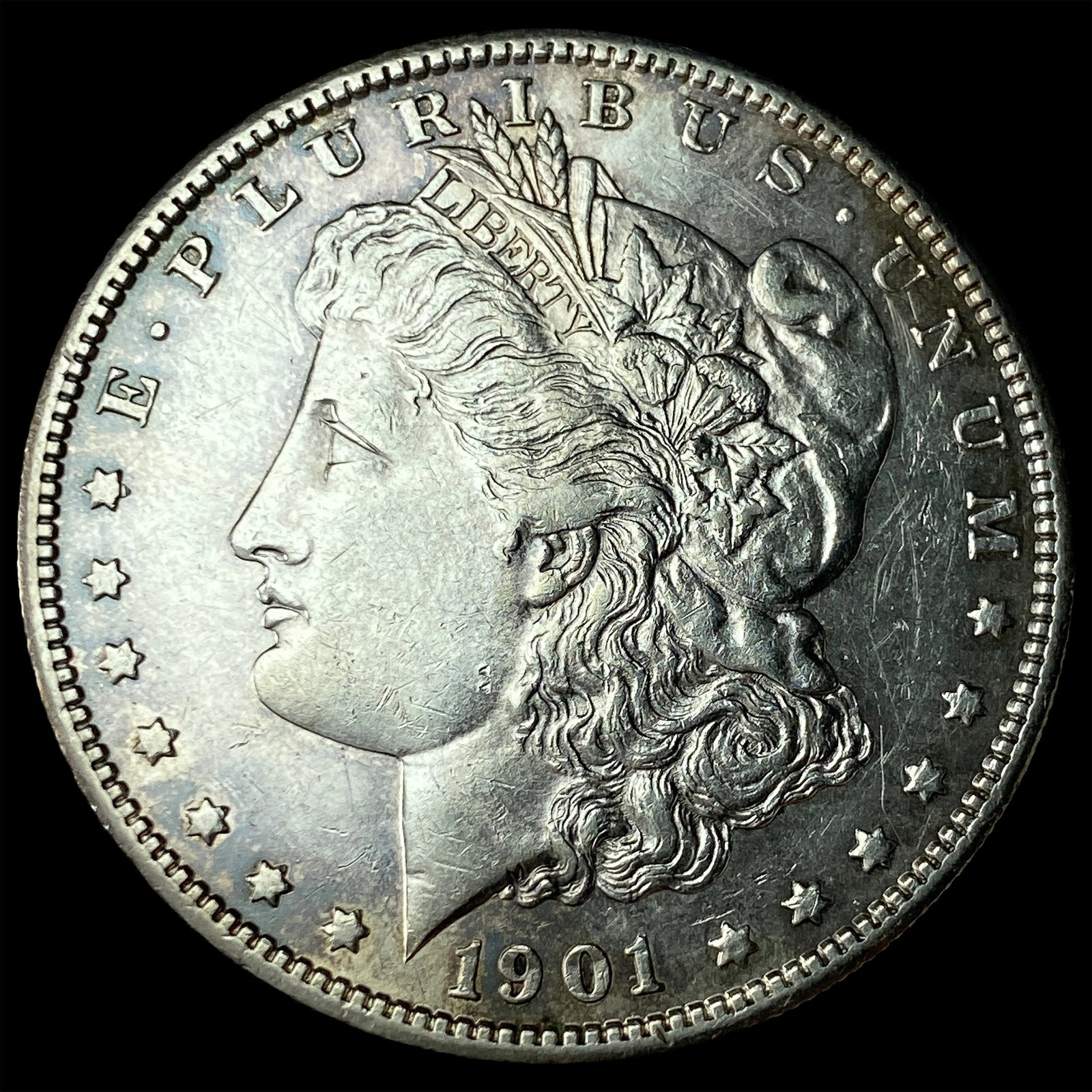 1901-S Silver Morgan Dollar CLOSELY UNCIRCULATED (1 of 2)