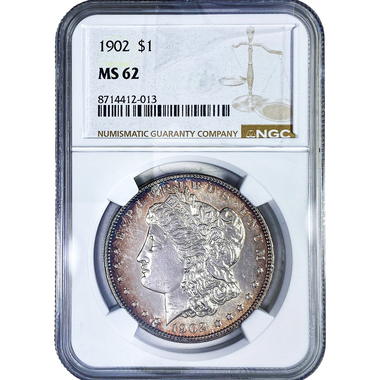 1902 Morgan Silver Dollar NGC MS62 (1 of 2)