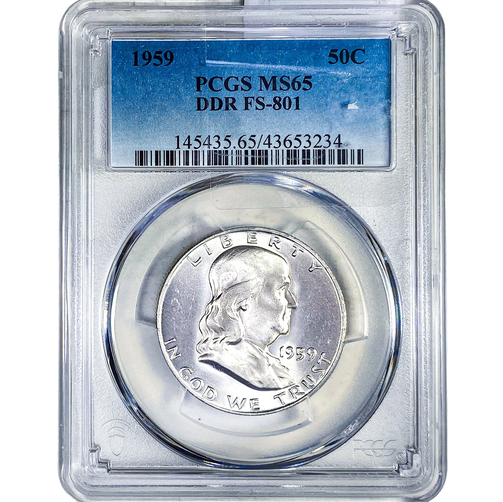 1959 Franklin Half Dollar PCGS MS65 (1 of 2)