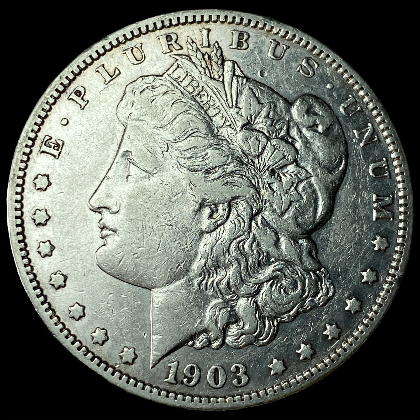 1903-S Silver Morgan Dollar NEARLY UNCIRCULATED: 1903-S Silver Morgan Dollar NEARLY UNCIRCULATED