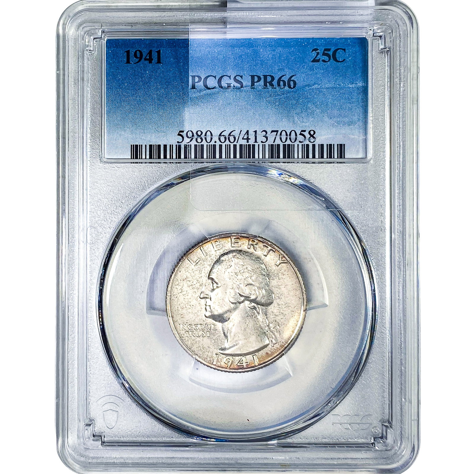 1941 Washington Silver Quarter PCGS PR66 (1 of 2)