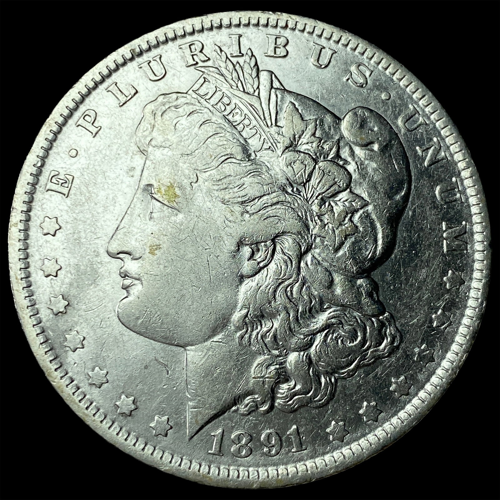 1891-O Silver Morgan Dollar NEARLY UNCIRCULATED: 1891-O Silver Morgan Dollar NEARLY UNCIRCULATED