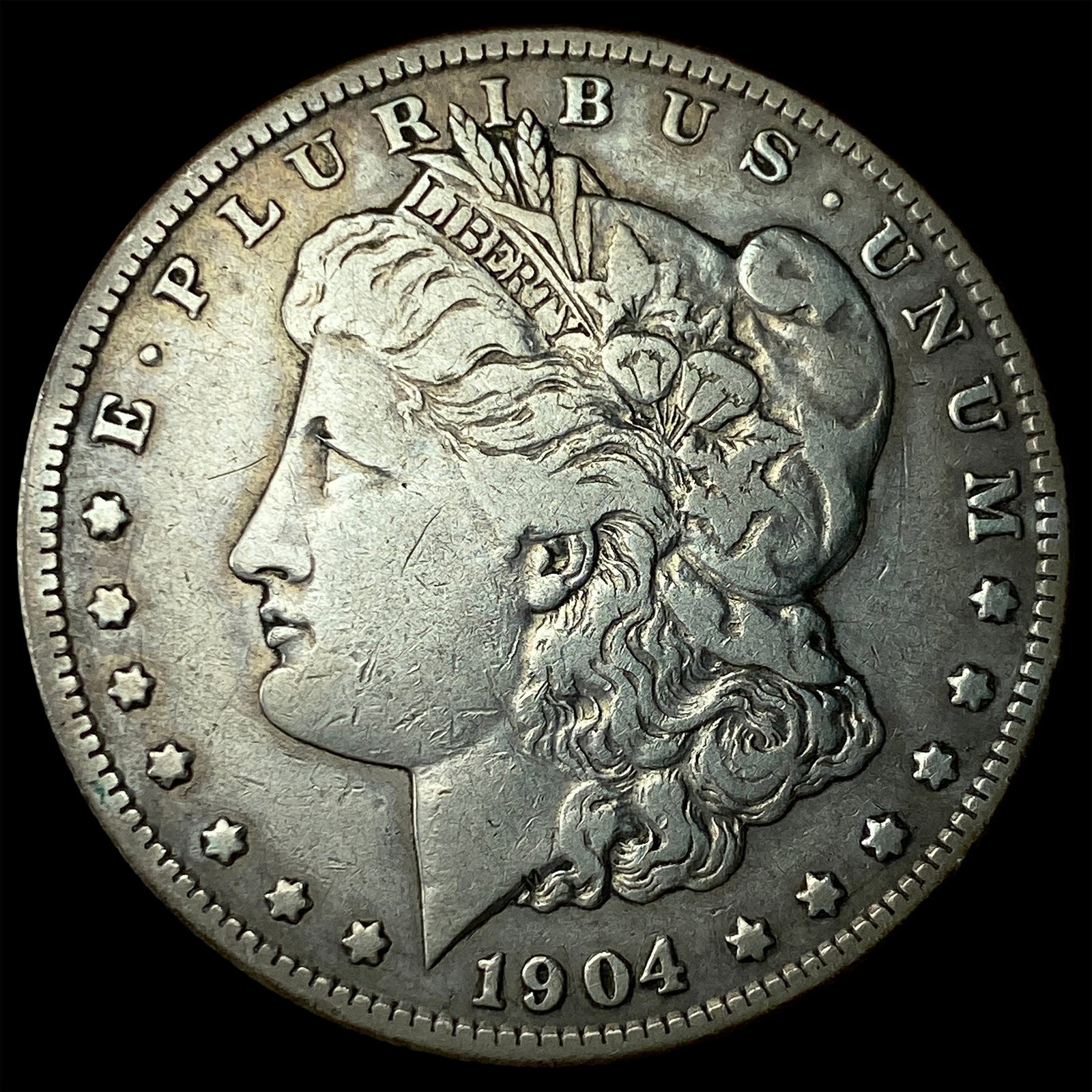 1904-S Silver Morgan Dollar NEARLY UNCIRCULATED: 1904-S Silver Morgan Dollar NEARLY UNCIRCULATED