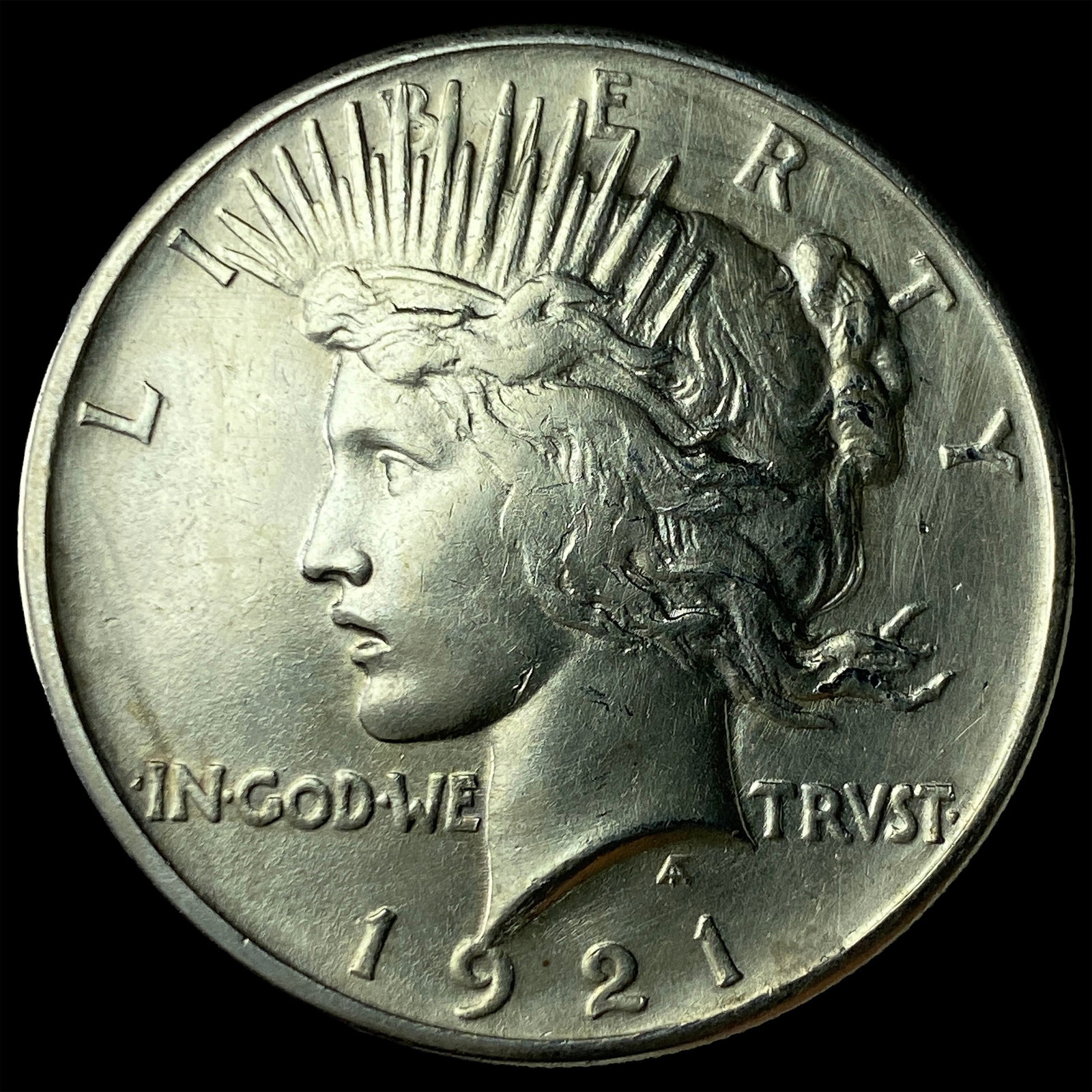 1921 Silver Peace Dollar UNCIRCULATED: 1921 Silver Peace Dollar UNCIRCULATED