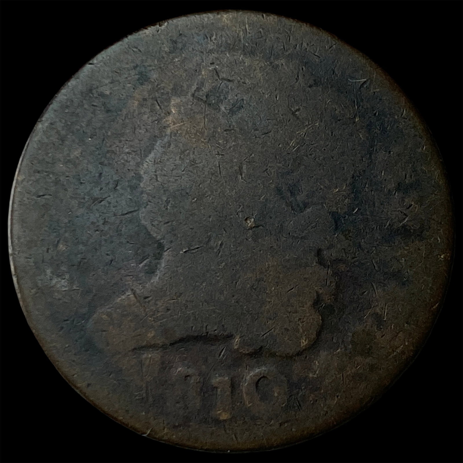 1810 Classic Head Half Cent NICELY CIRCULATED (1 of 2)